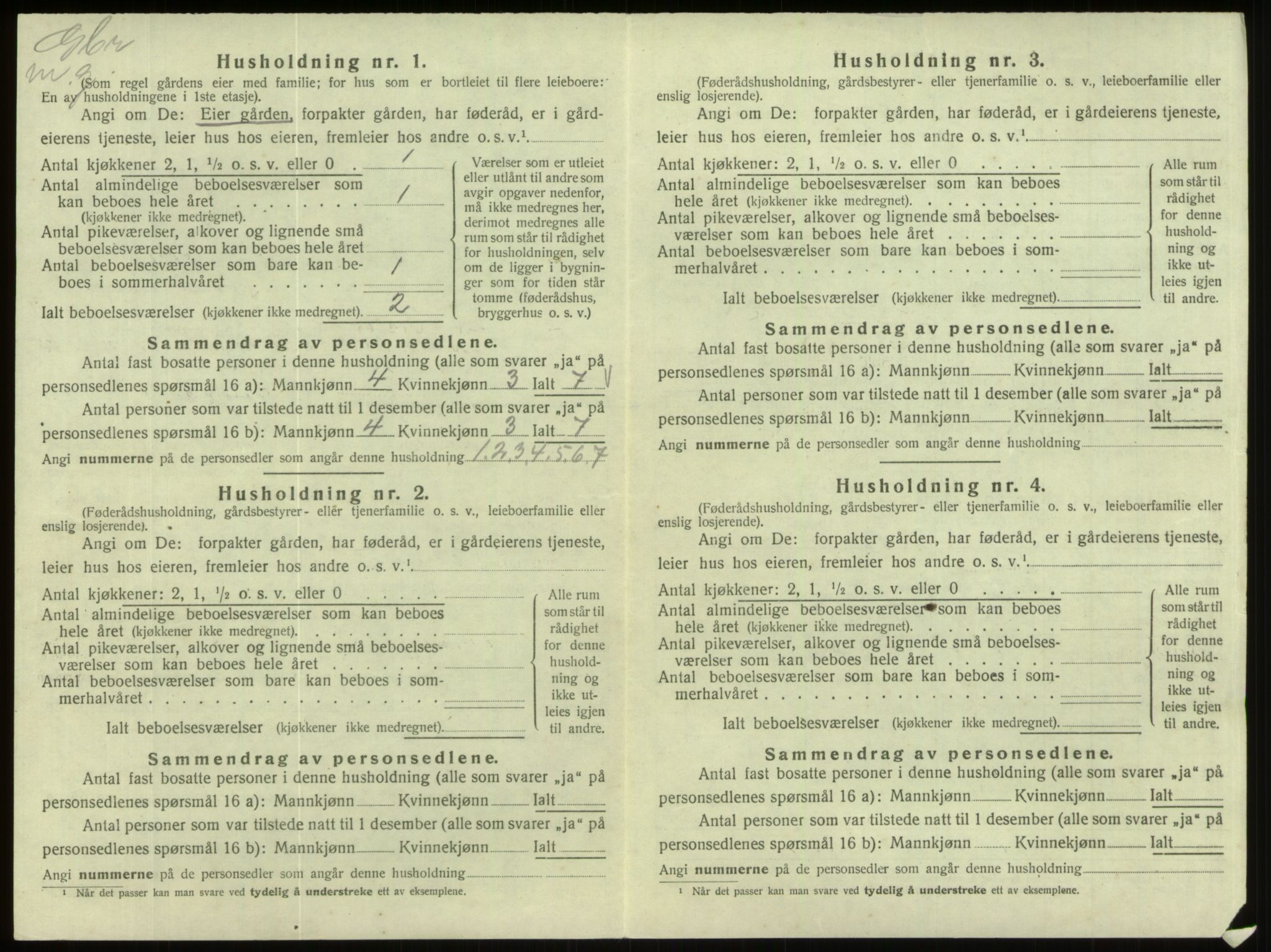 SAB, 1920 census for Eid, 1920, p. 523