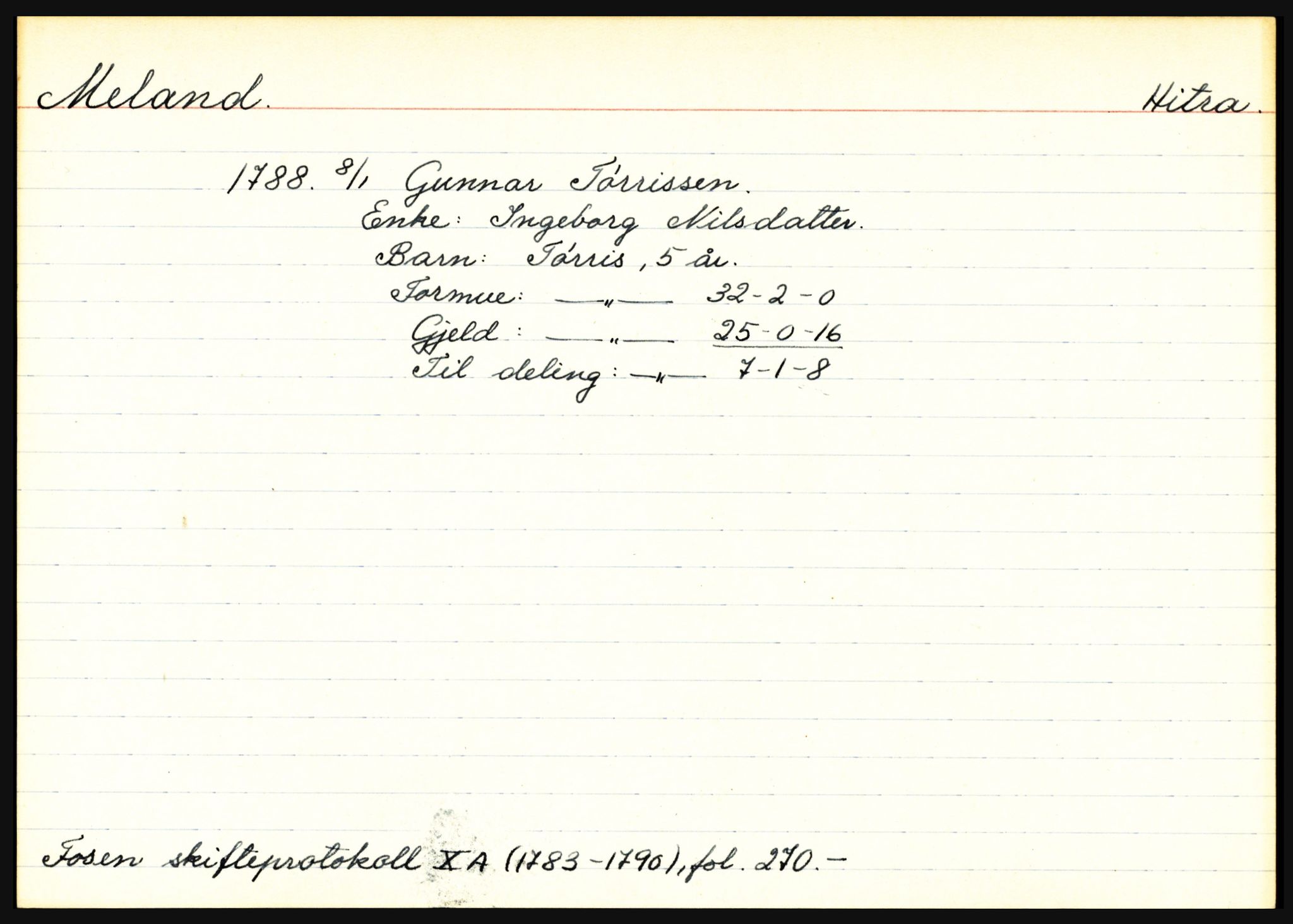 Fosen sorenskriveri, AV/SAT-A-1107/1/3, 1681-1823, p. 3999