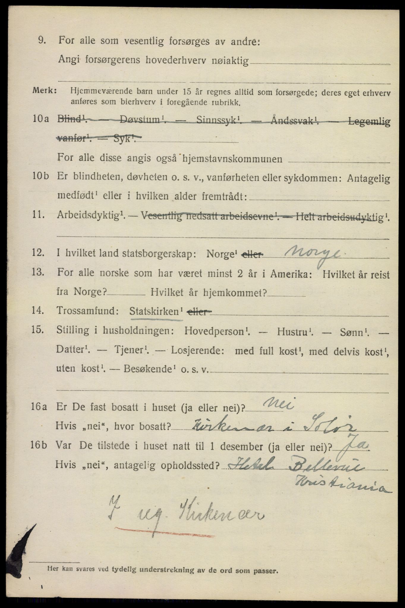 SAO, 1920 census for Kristiania, 1920, p. 337744