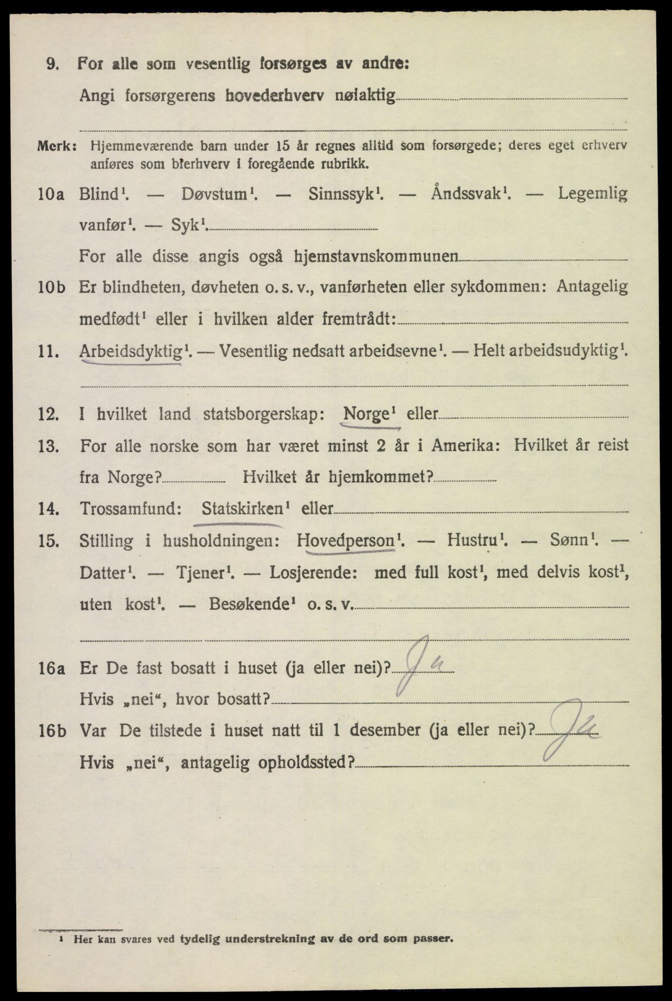 SAH, 1920 census for Furnes, 1920, p. 8166