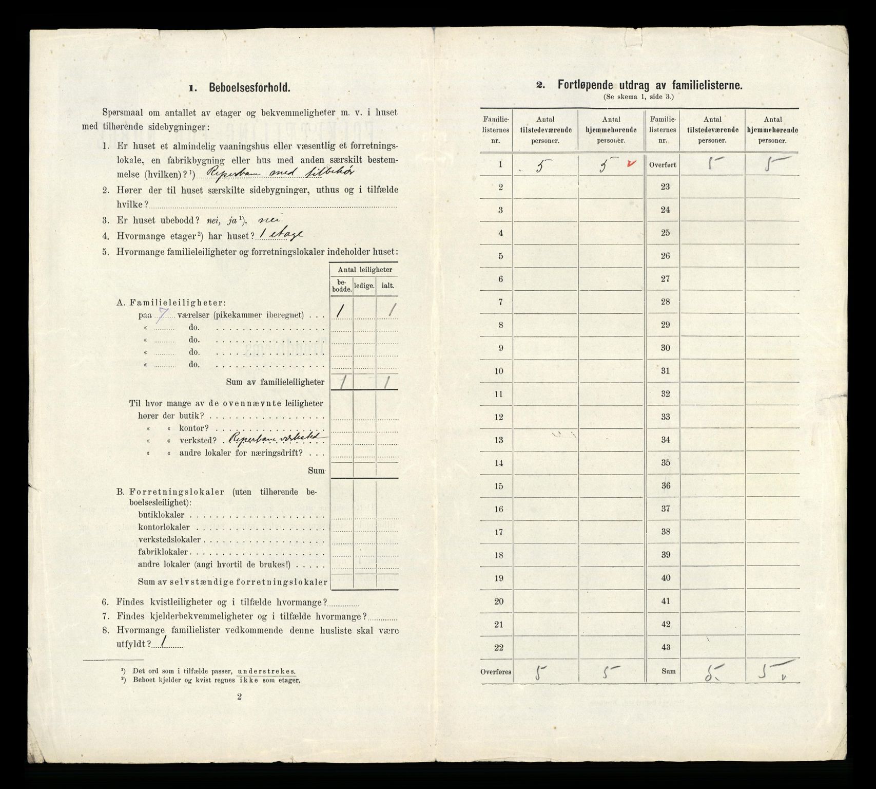 RA, 1910 census for Trondheim, 1910, p. 22922