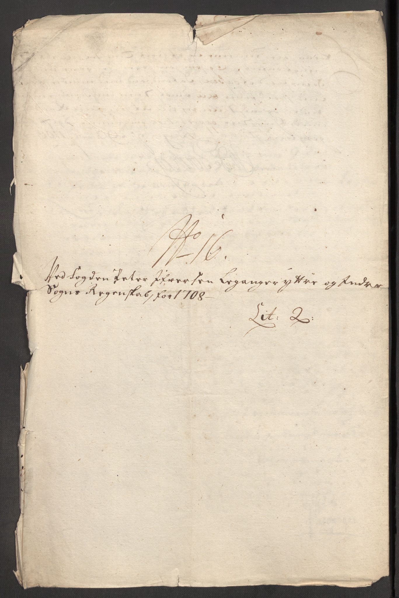 Rentekammeret inntil 1814, Reviderte regnskaper, Fogderegnskap, AV/RA-EA-4092/R52/L3315: Fogderegnskap Sogn, 1708, p. 184