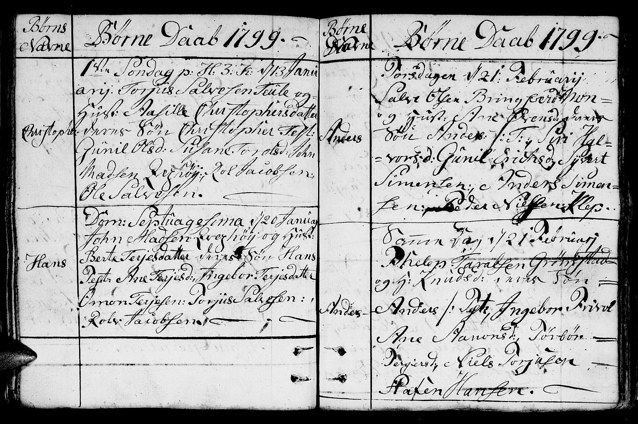 Fjære sokneprestkontor, SAK/1111-0011/F/Fb/L0005: Parish register (copy) no. B 5, 1785-1803, p. 186