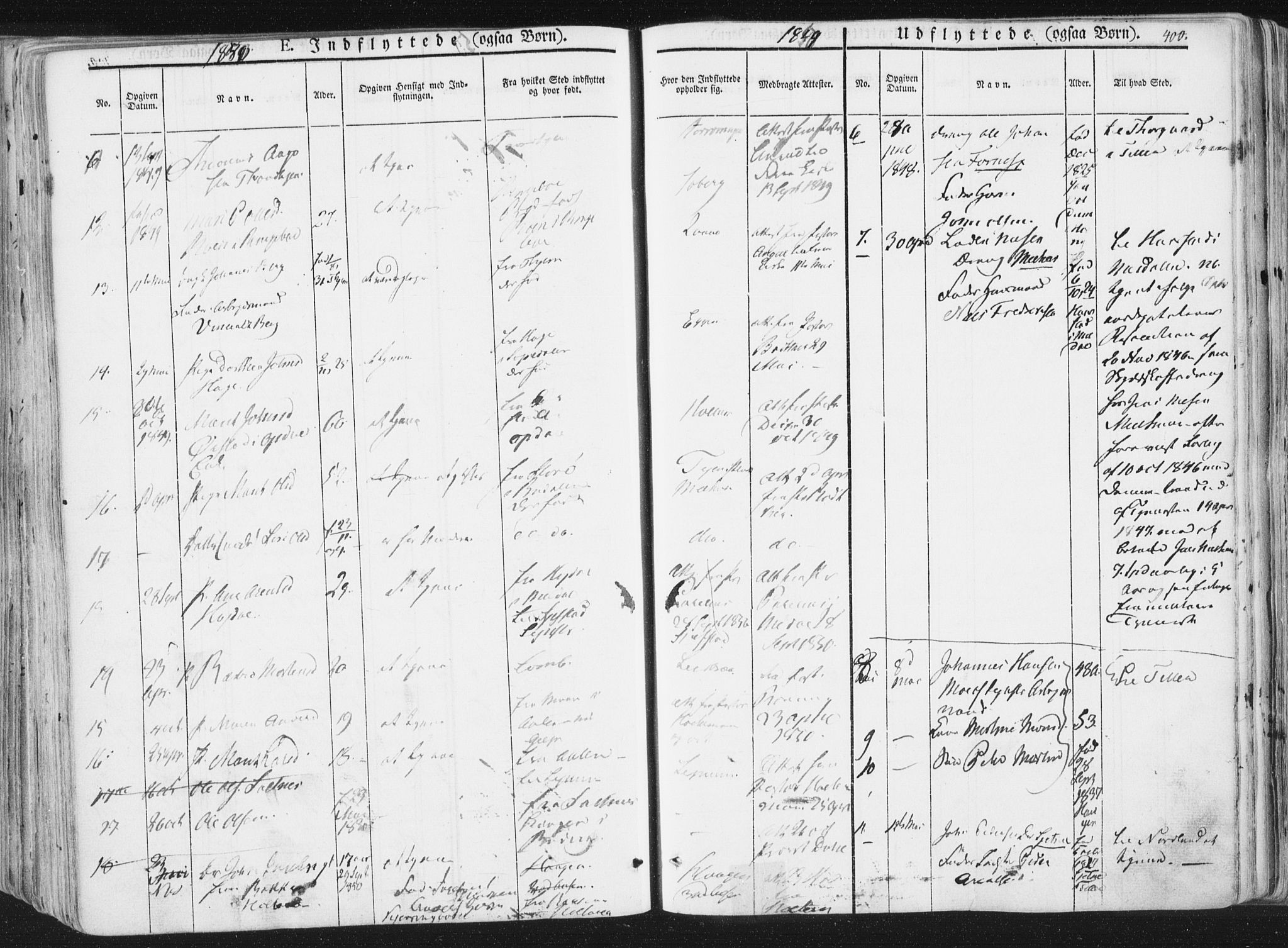 Ministerialprotokoller, klokkerbøker og fødselsregistre - Sør-Trøndelag, SAT/A-1456/691/L1074: Parish register (official) no. 691A06, 1842-1852, p. 400