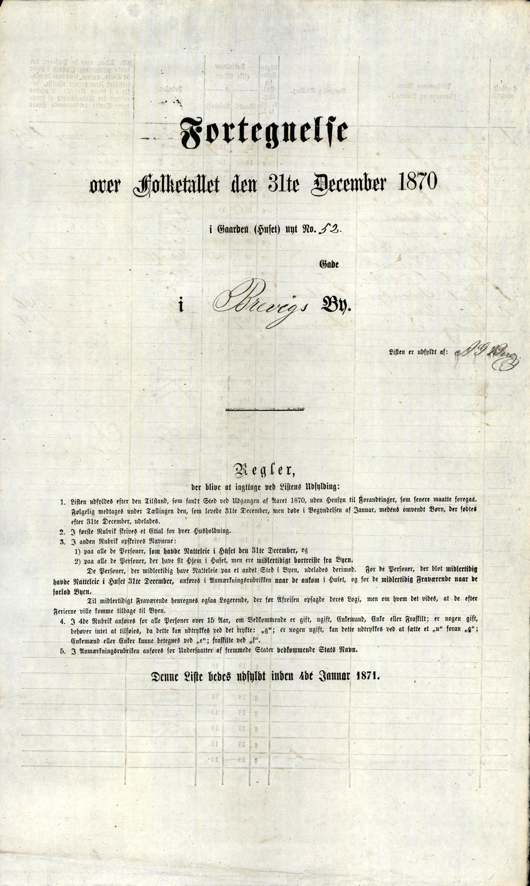 RA, 1870 census for 0804 Brevik, 1870, p. 106