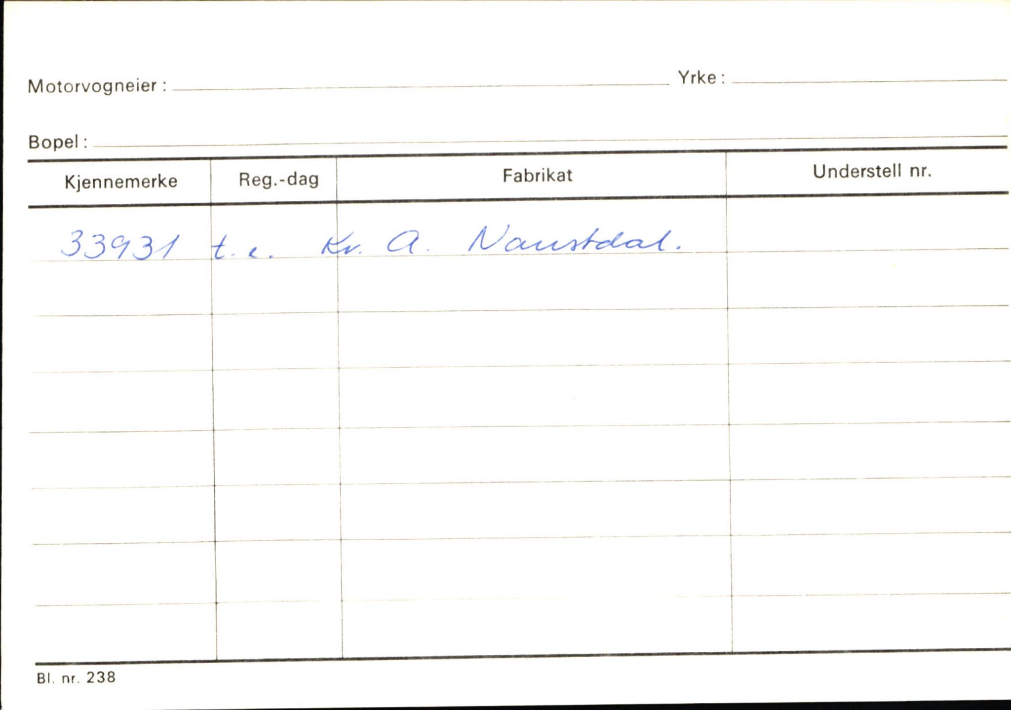 Statens vegvesen, Sogn og Fjordane vegkontor, AV/SAB-A-5301/4/F/L0130: Eigarregister Eid T-Å. Høyanger A-O, 1945-1975, p. 146