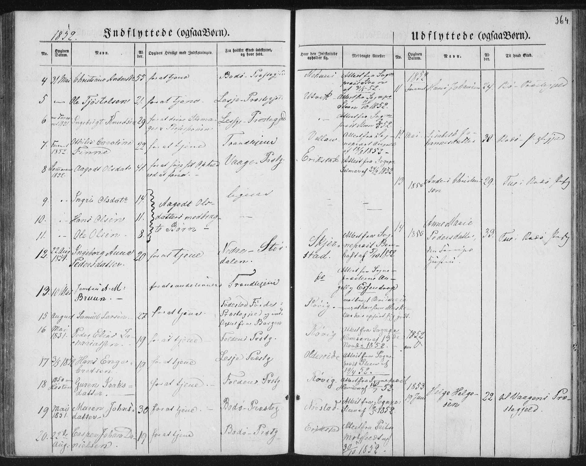 Ministerialprotokoller, klokkerbøker og fødselsregistre - Nordland, SAT/A-1459/852/L0738: Parish register (official) no. 852A08, 1849-1865, p. 364