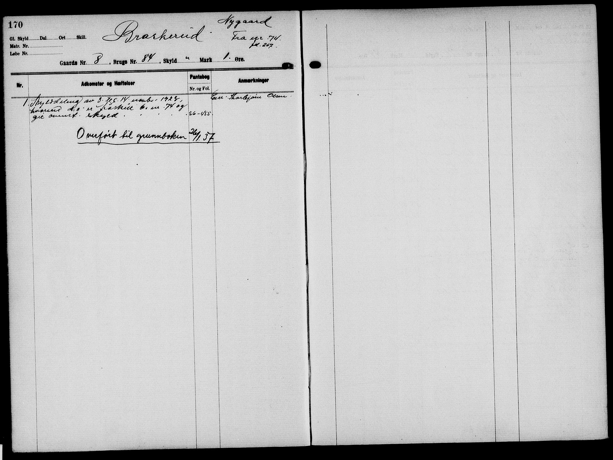 Solør tingrett, AV/SAH-TING-008/H/Ha/Hak/L0001: Mortgage register no. I, 1900-1935, p. 170