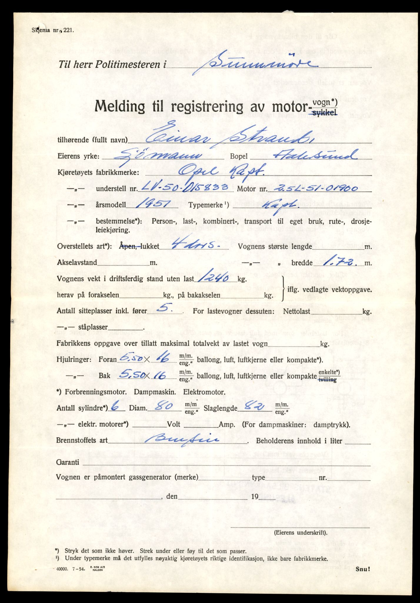 Møre og Romsdal vegkontor - Ålesund trafikkstasjon, AV/SAT-A-4099/F/Fe/L0049: Registreringskort for kjøretøy T 14864 - T 18613, 1927-1998, p. 459