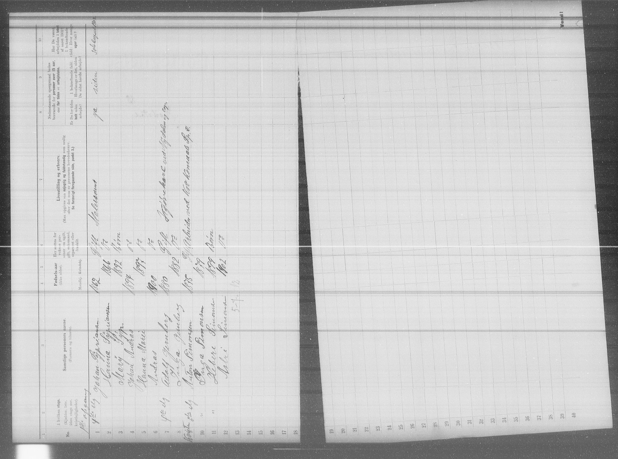 OBA, Municipal Census 1902 for Kristiania, 1902, p. 9356