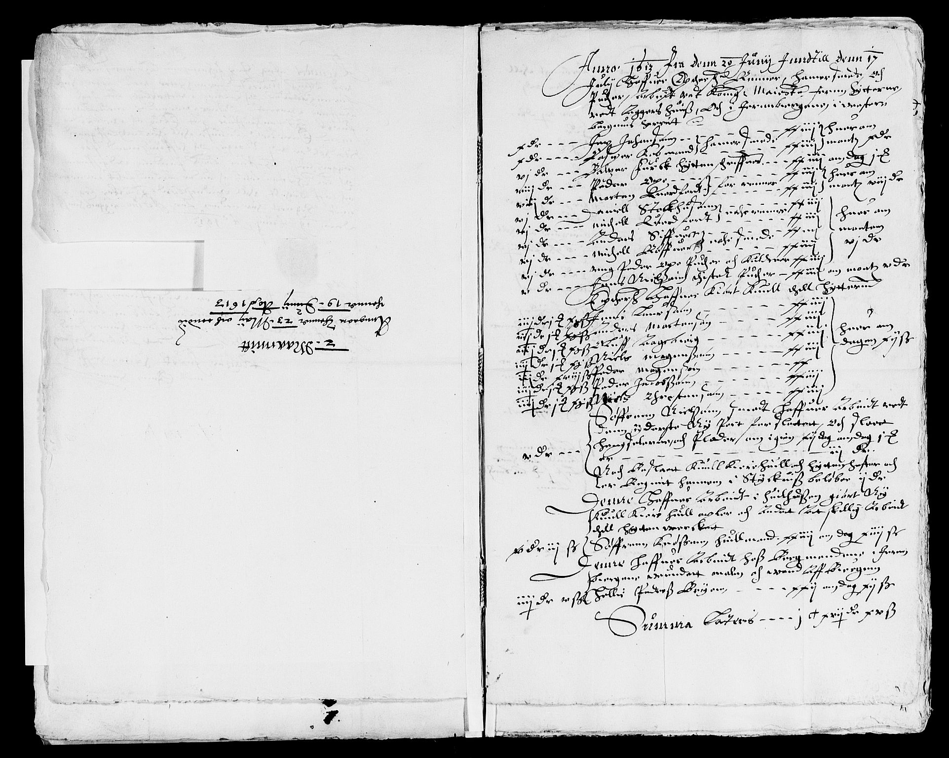 Rentekammeret inntil 1814, Reviderte regnskaper, Lensregnskaper, AV/RA-EA-5023/R/Rb/Rba/L0031: Akershus len, 1612-1613