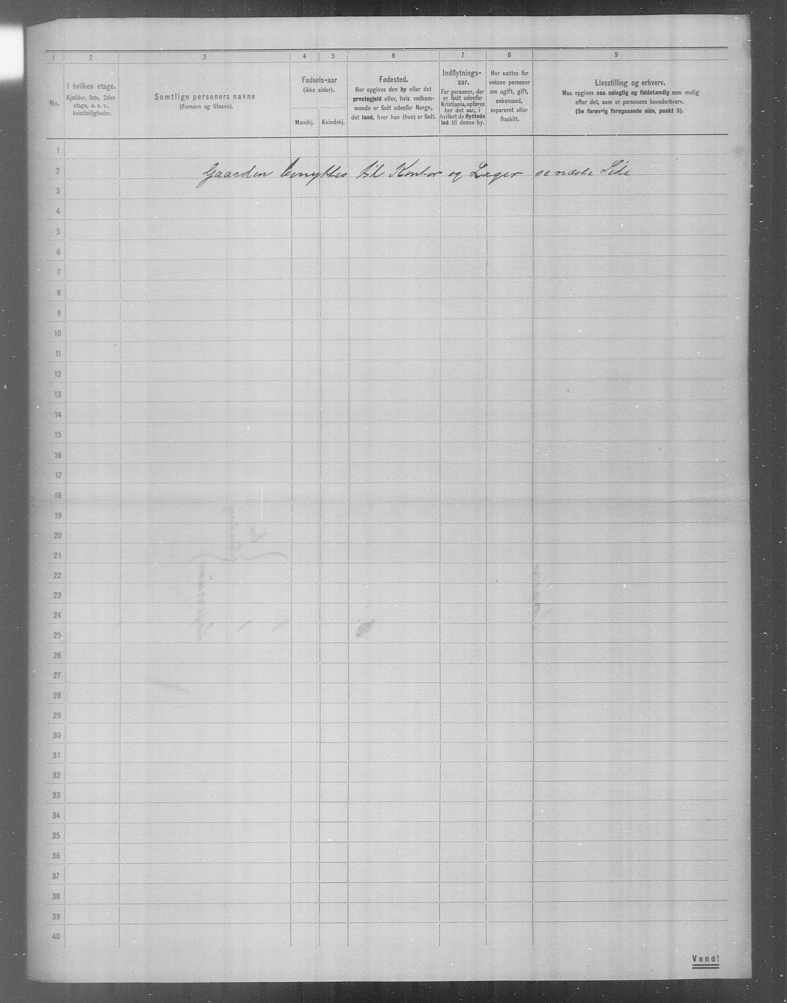 OBA, Municipal Census 1904 for Kristiania, 1904, p. 19211