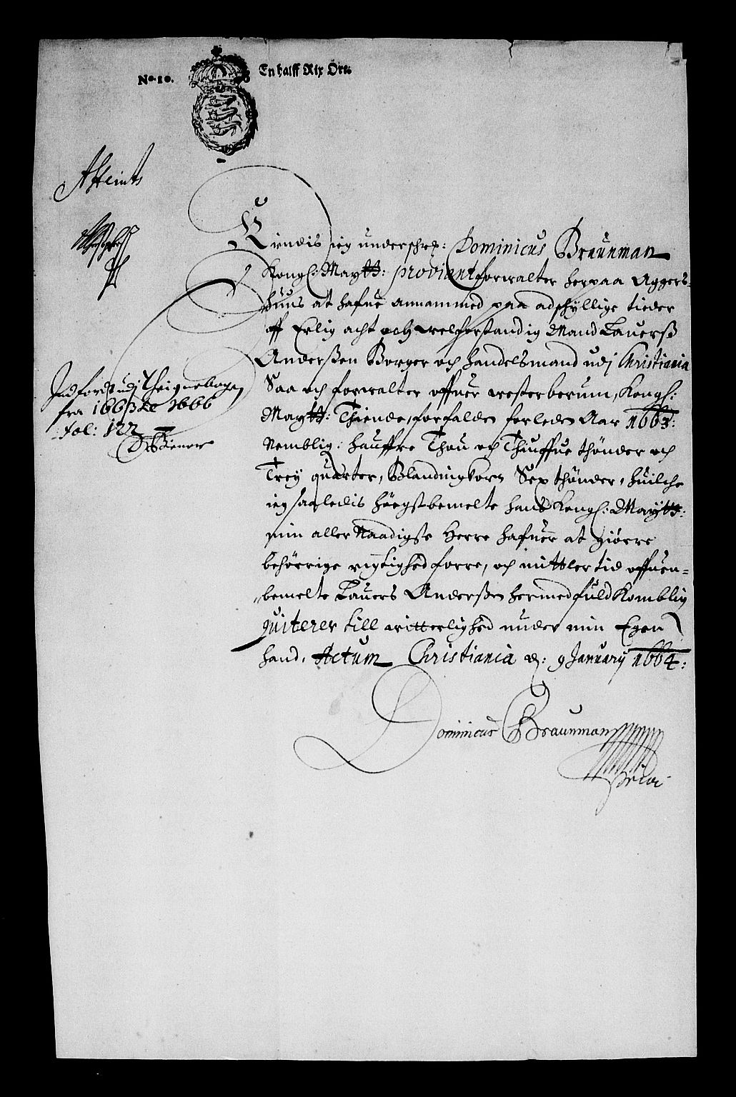 Rentekammeret inntil 1814, Reviderte regnskaper, Stiftamtstueregnskaper, Landkommissariatet på Akershus og Akershus stiftamt, AV/RA-EA-5869/R/Ra/L0026: Landkommissariatet på Akershus, 1664-1665