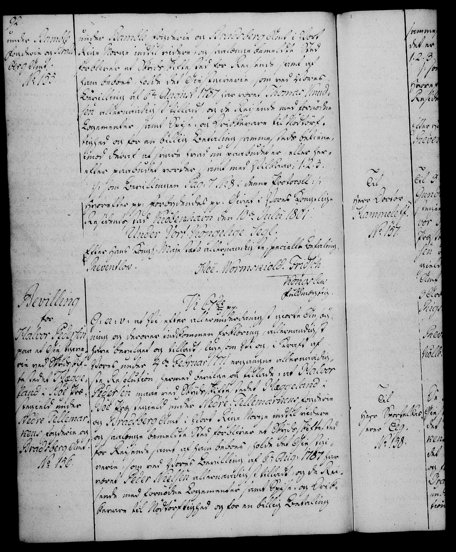 Rentekammeret, Kammerkanselliet, AV/RA-EA-3111/G/Gg/Gga/L0017: Norsk ekspedisjonsprotokoll med register (merket RK 53.17), 1801-1803, p. 92