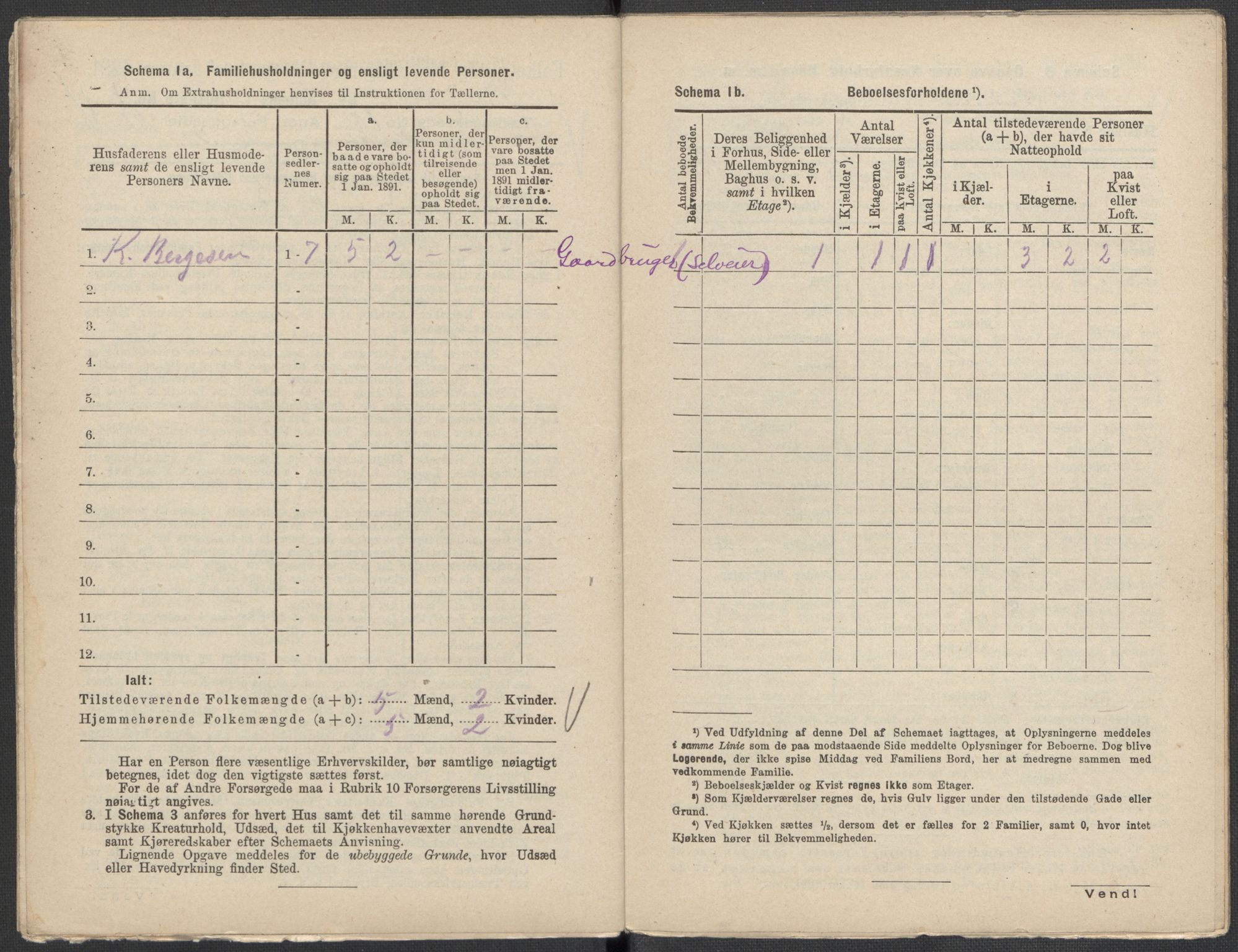 RA, 1891 Census for 1301 Bergen, 1891, p. 2473