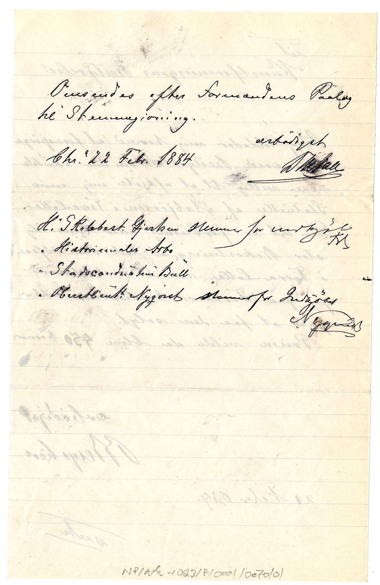 Diderik Maria Aalls brevsamling, NF/Ark-1023/F/L0001: D.M. Aalls brevsamling. A - B, 1738-1889, p. 686