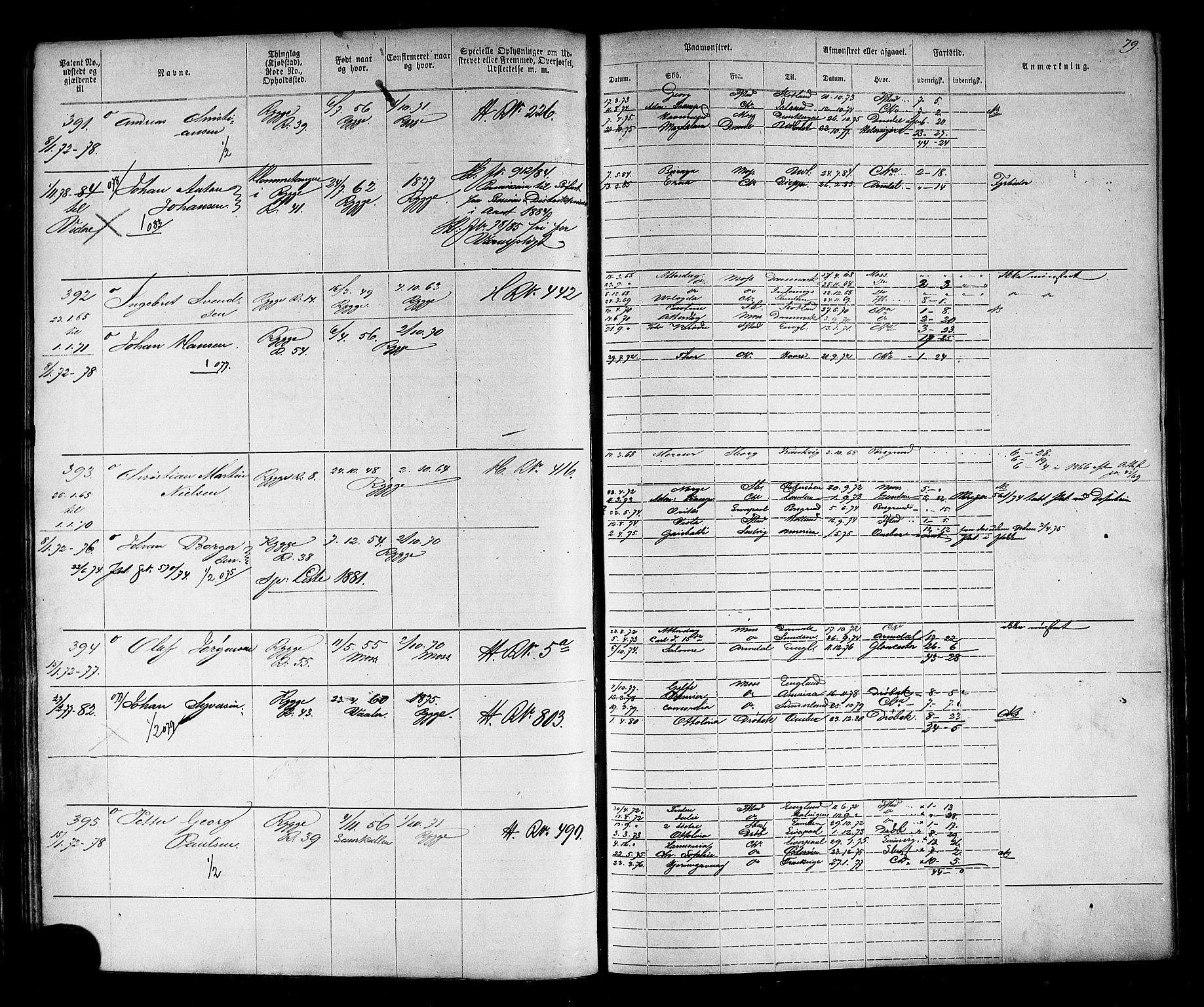 Moss mønstringskontor, AV/SAO-A-10569d/F/Fc/Fca/L0002: Annotasjonsrulle, 1868-1892, p. 89