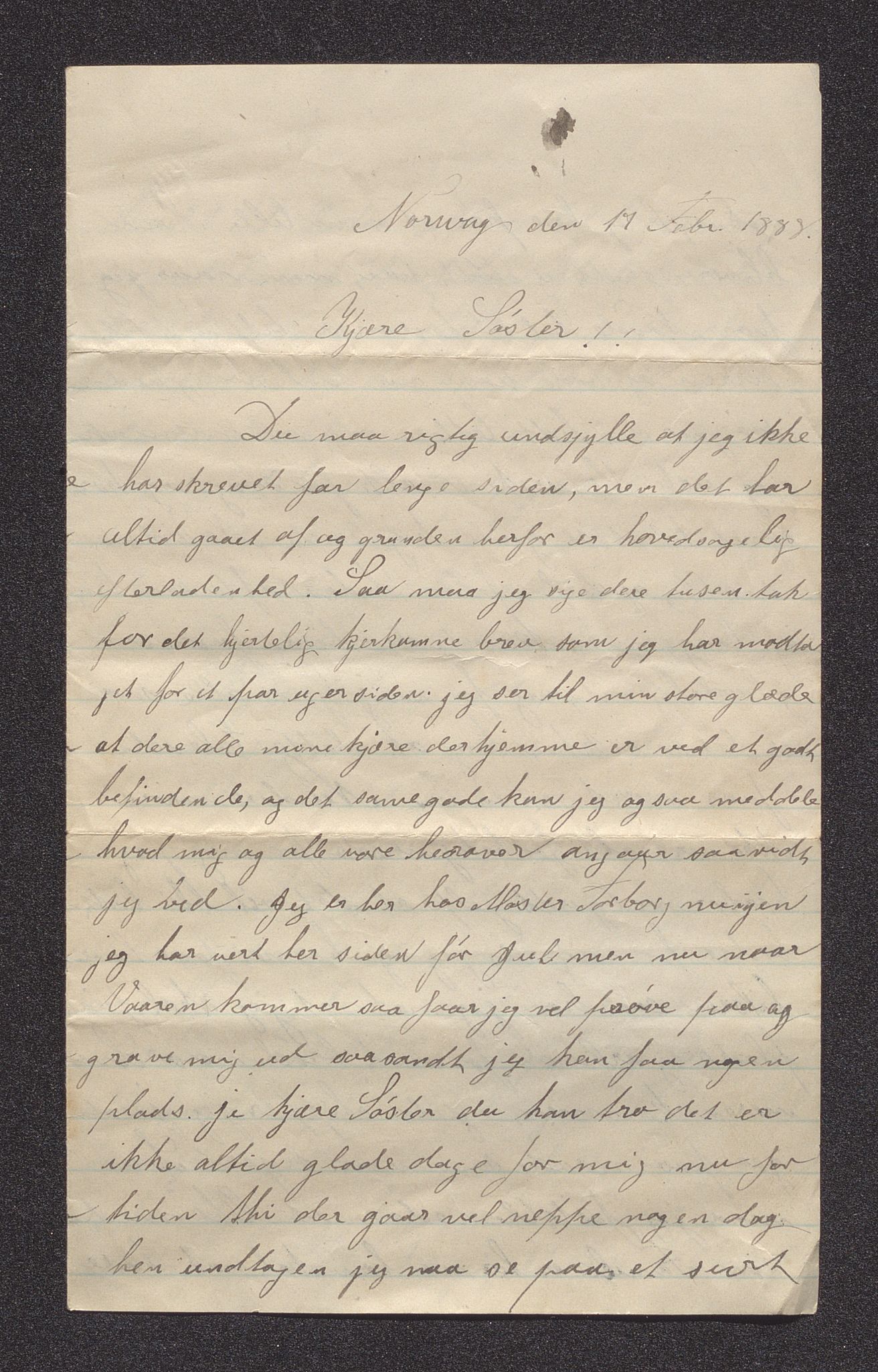 Pa 0273 - Amerikabrev fra Bjøravågen, AV/SAST-A-100411/Y/Ya/L0001: Brev, 1871-1930, p. 23