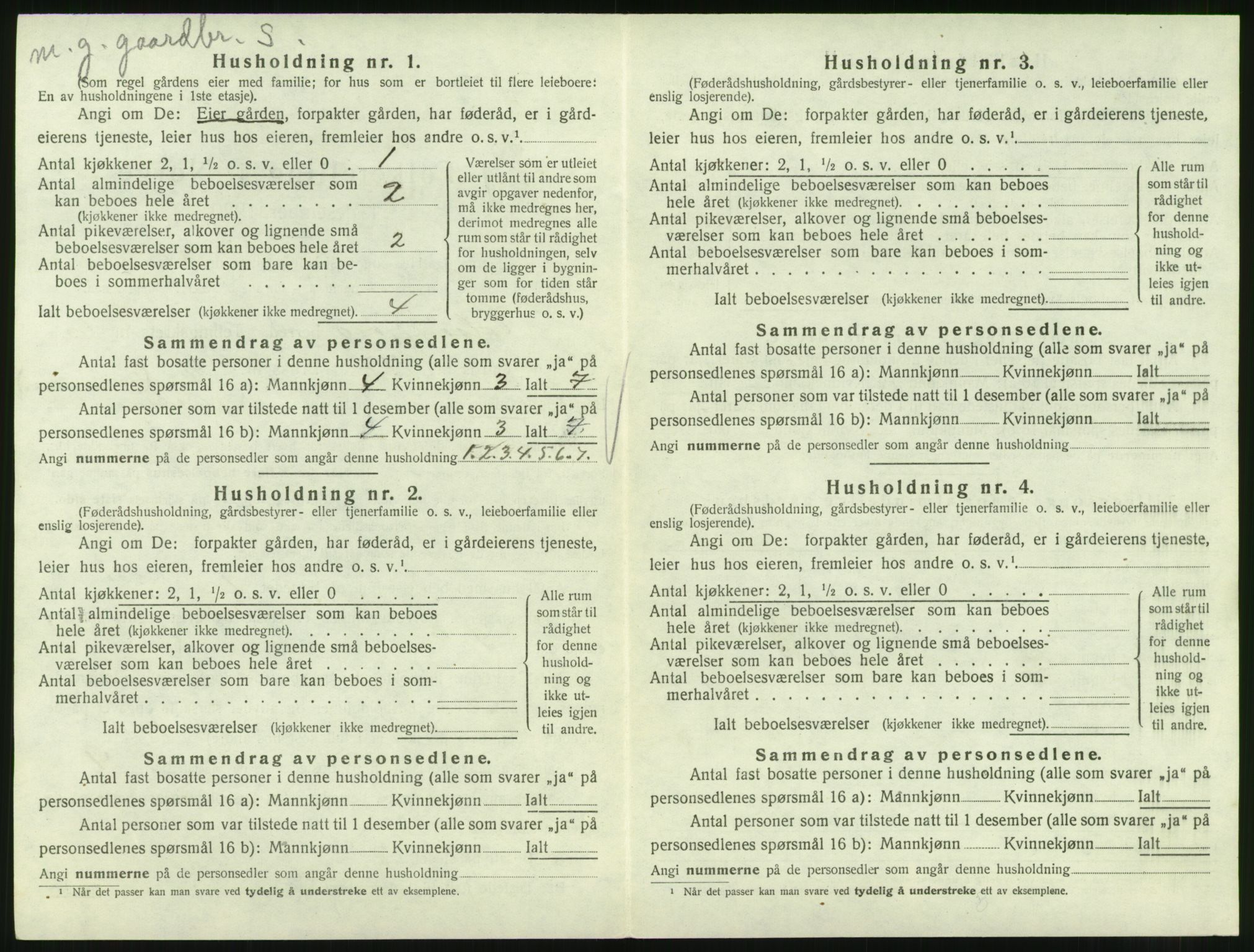 SAT, 1920 census for Valsøyfjord, 1920, p. 436