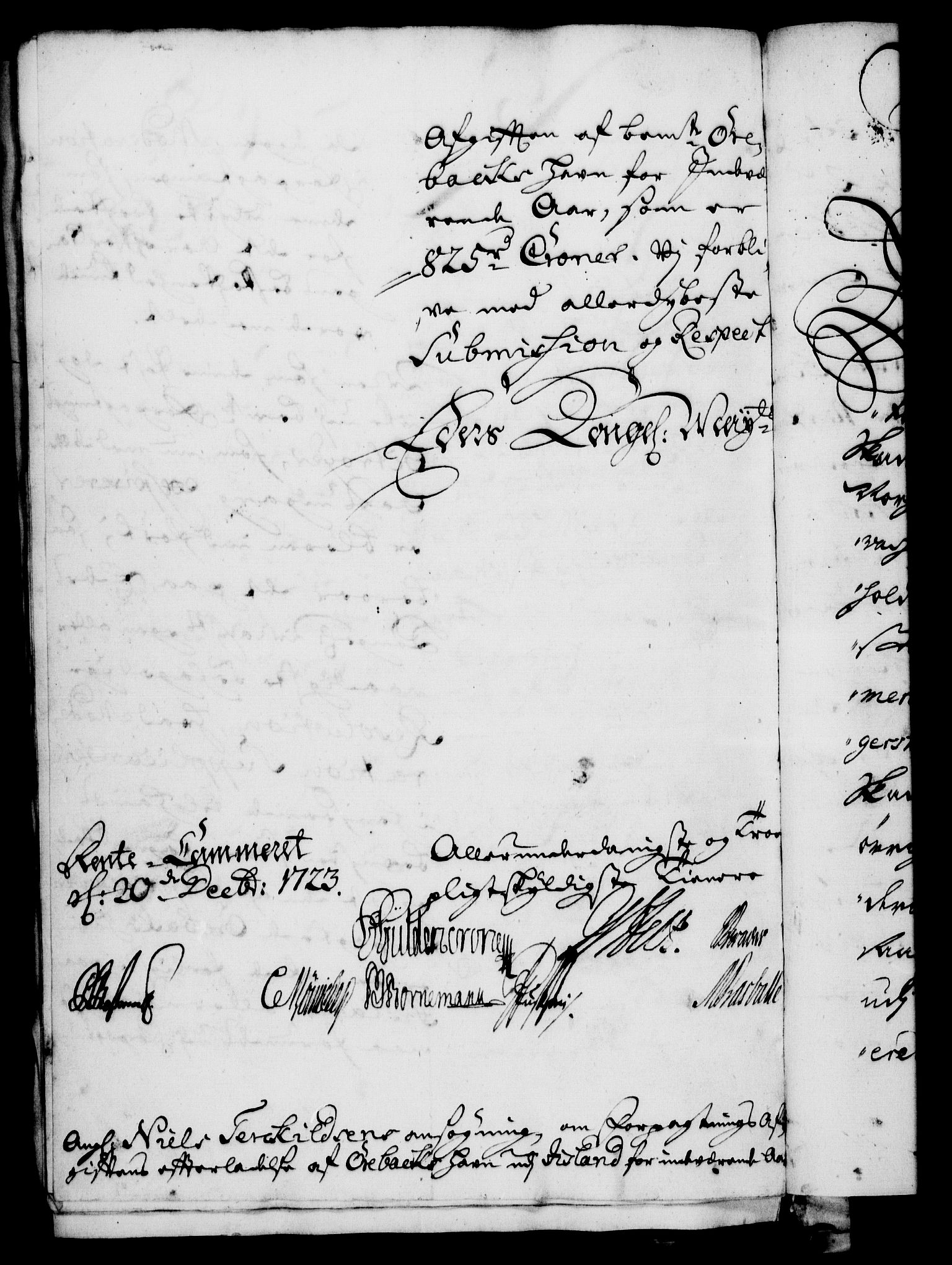 Rentekammeret, Kammerkanselliet, AV/RA-EA-3111/G/Gf/Gfa/L0006: Norsk relasjons- og resolusjonsprotokoll (merket RK 52.6), 1723, p. 1404