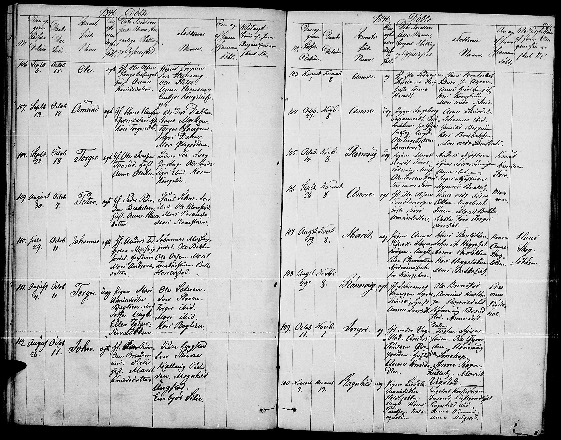 Fron prestekontor, AV/SAH-PREST-078/H/Ha/Haa/L0004: Parish register (official) no. 4, 1839-1848, p. 93