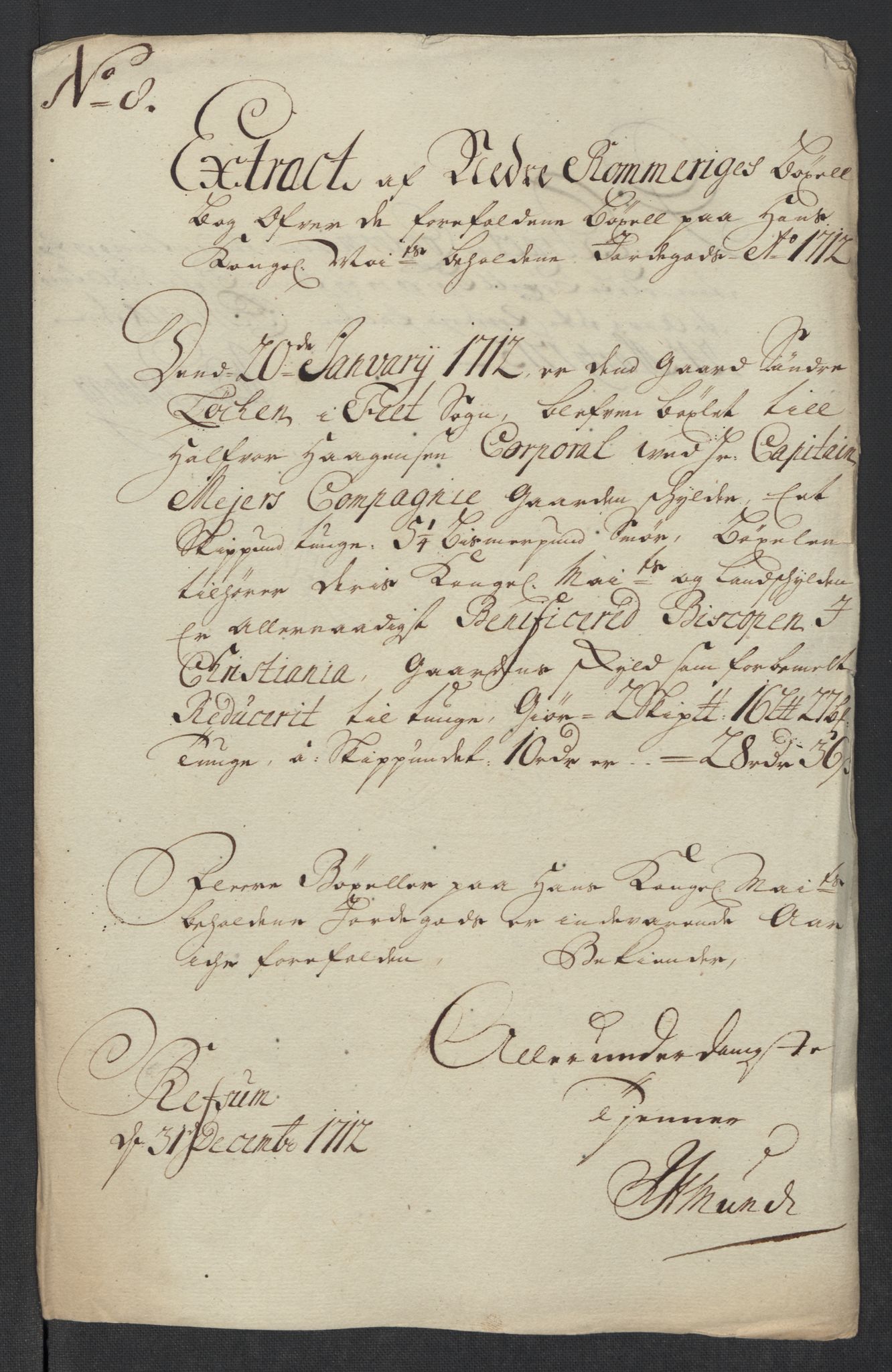 Rentekammeret inntil 1814, Reviderte regnskaper, Fogderegnskap, AV/RA-EA-4092/R11/L0594: Fogderegnskap Nedre Romerike, 1712, p. 210