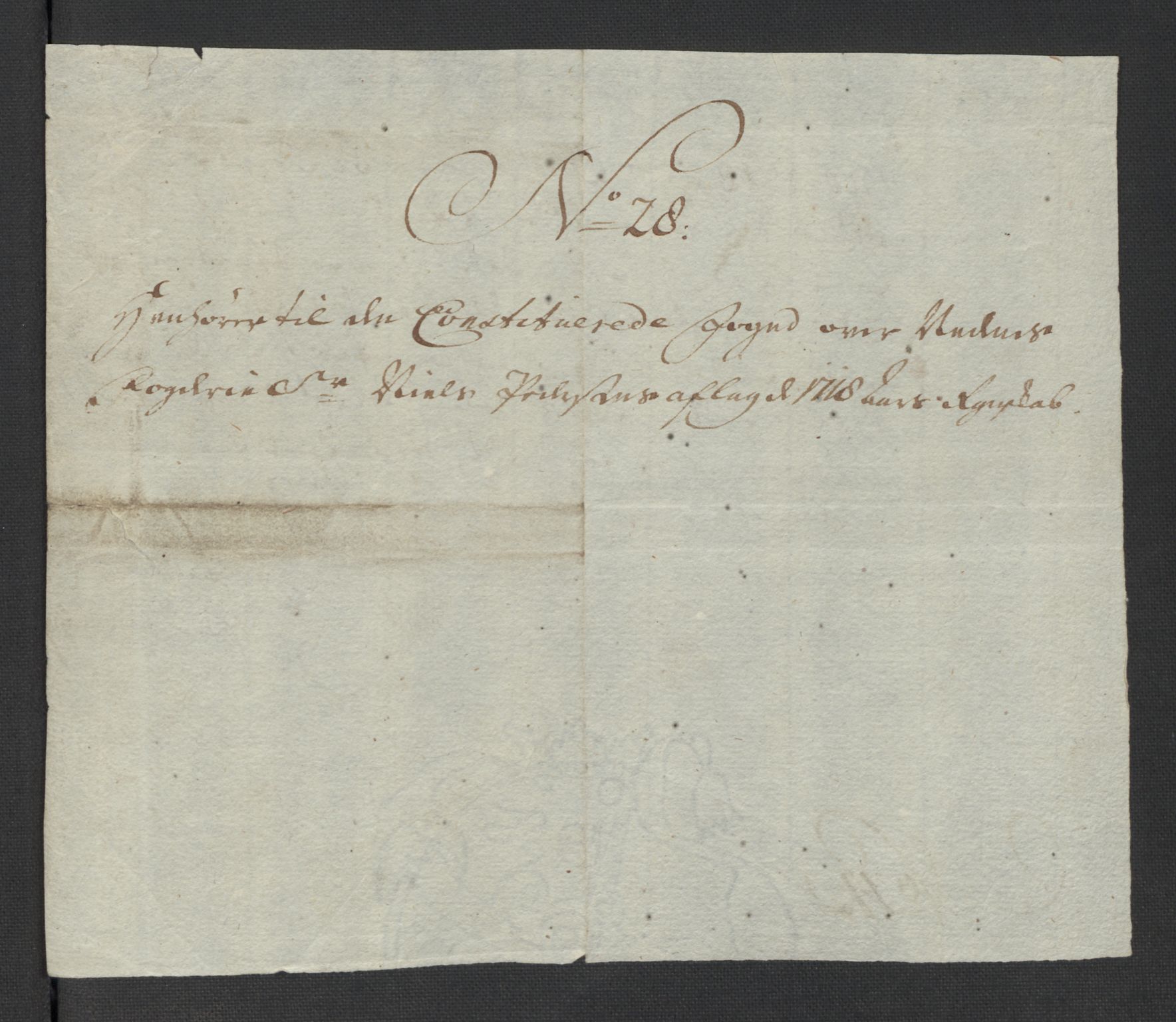 Rentekammeret inntil 1814, Reviderte regnskaper, Fogderegnskap, AV/RA-EA-4092/R39/L2327: Fogderegnskap Nedenes, 1718, p. 255