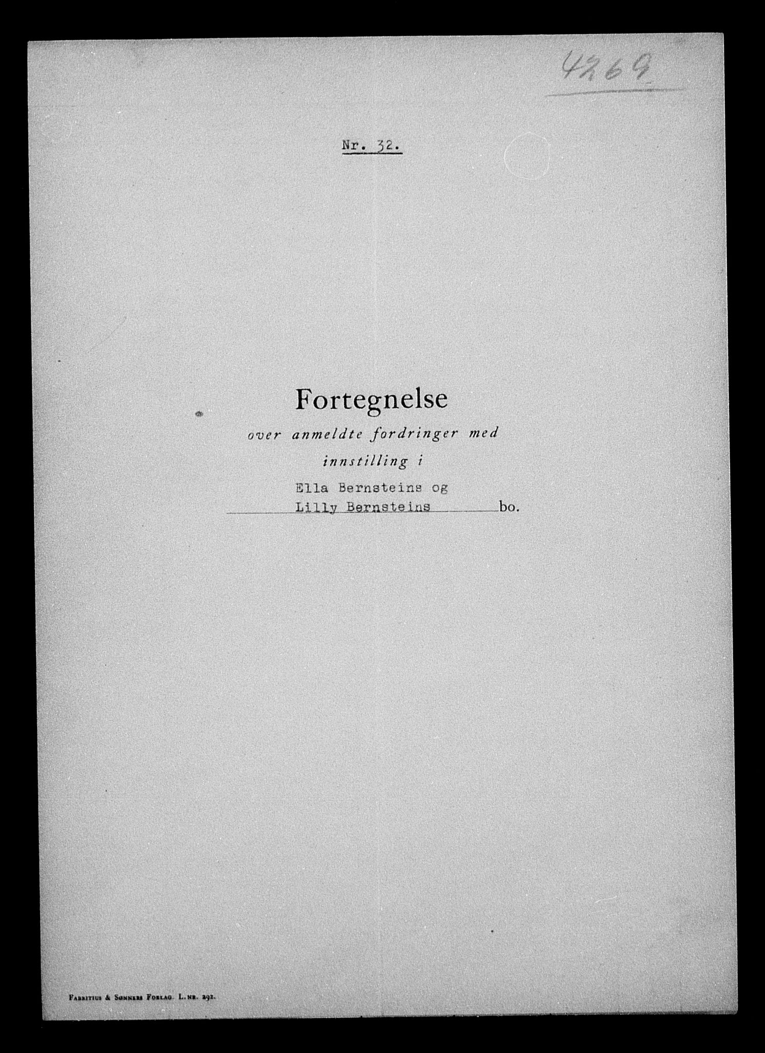 Justisdepartementet, Tilbakeføringskontoret for inndratte formuer, AV/RA-S-1564/H/Hc/Hcc/L0922: --, 1945-1947, p. 16