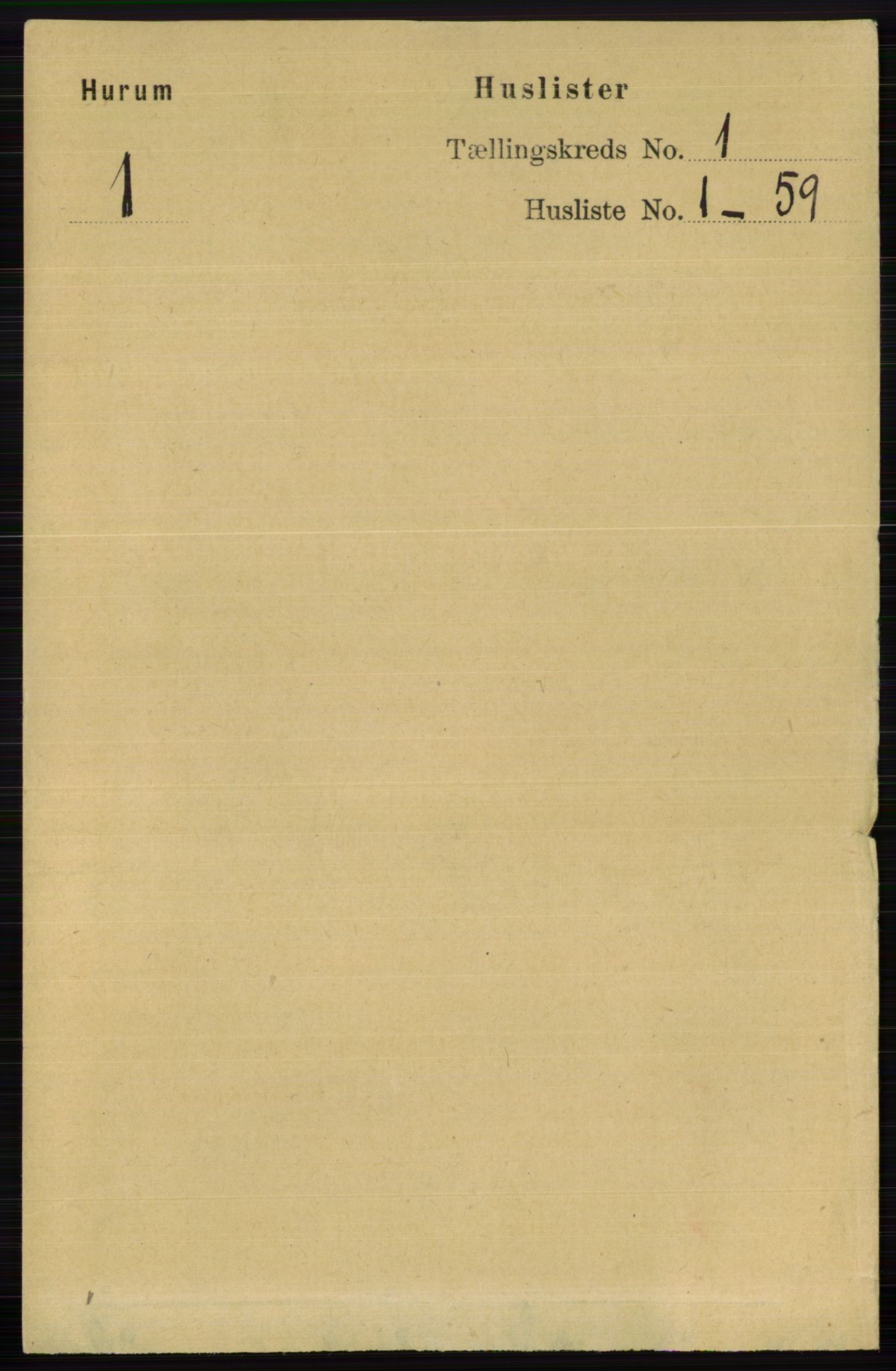 RA, 1891 census for 0628 Hurum, 1891, p. 24