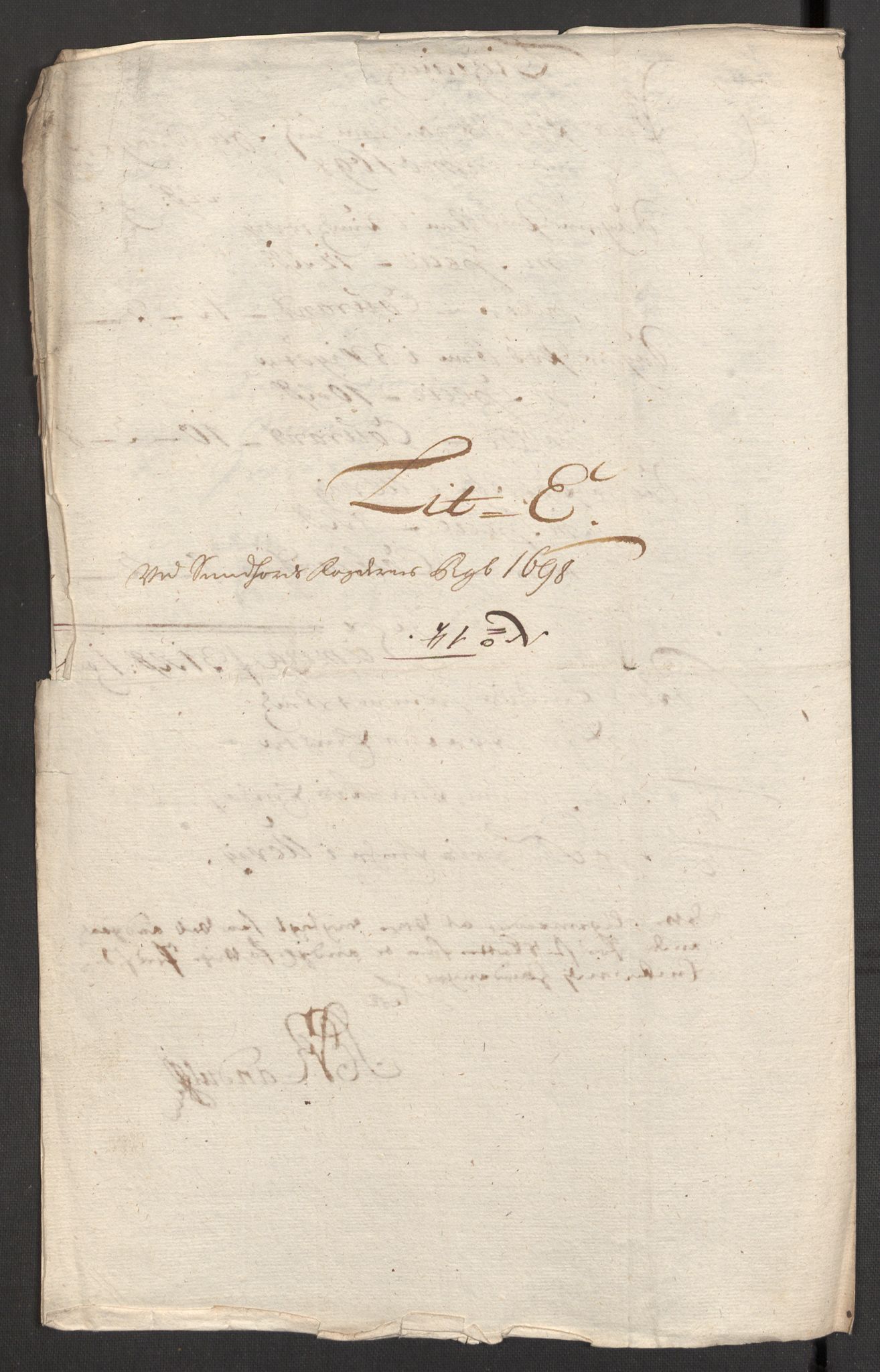 Rentekammeret inntil 1814, Reviderte regnskaper, Fogderegnskap, AV/RA-EA-4092/R48/L2977: Fogderegnskap Sunnhordland og Hardanger, 1697-1698, p. 344