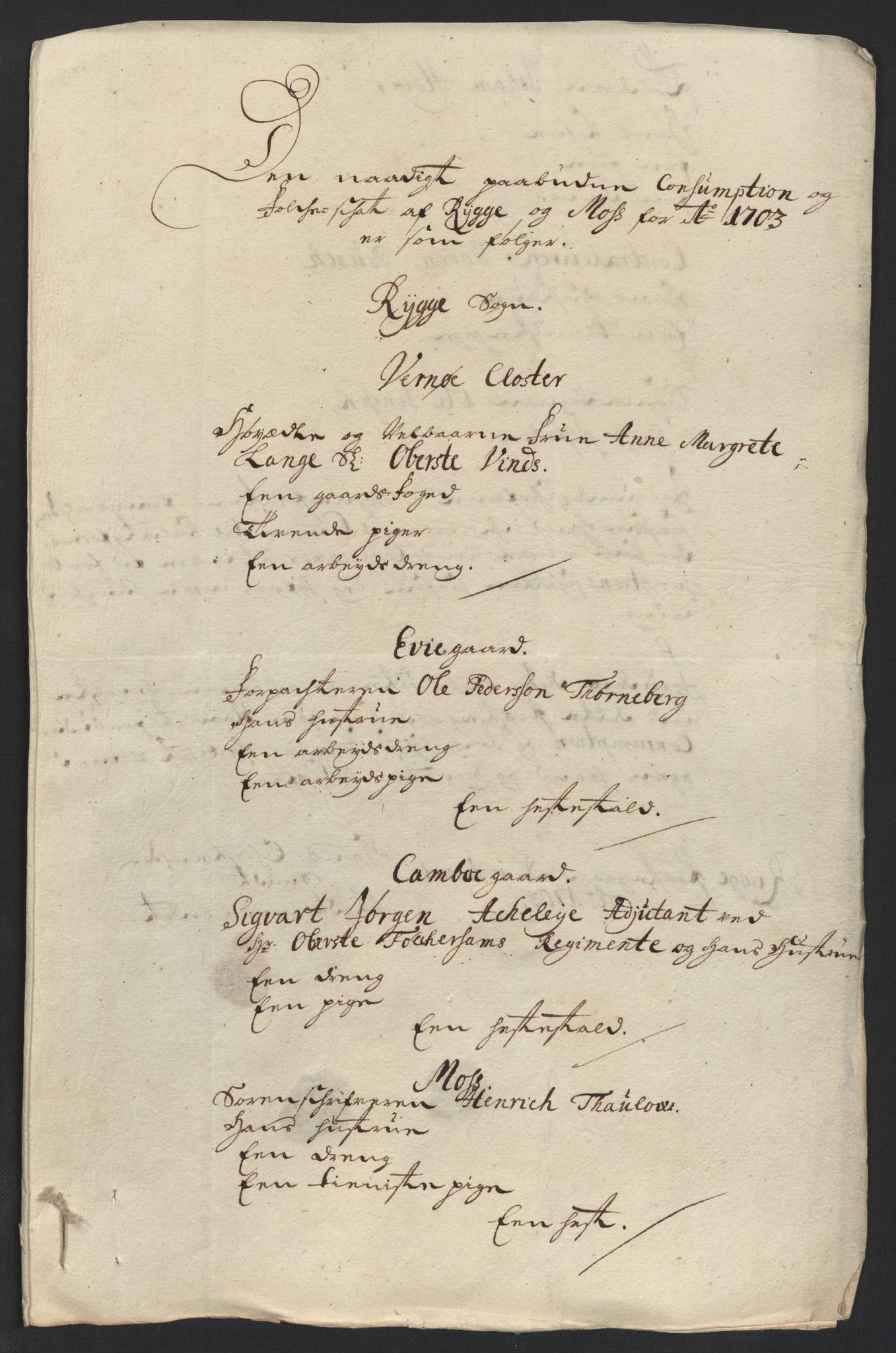 Rentekammeret inntil 1814, Reviderte regnskaper, Fogderegnskap, AV/RA-EA-4092/R04/L0132: Fogderegnskap Moss, Onsøy, Tune, Veme og Åbygge, 1703-1704, p. 71