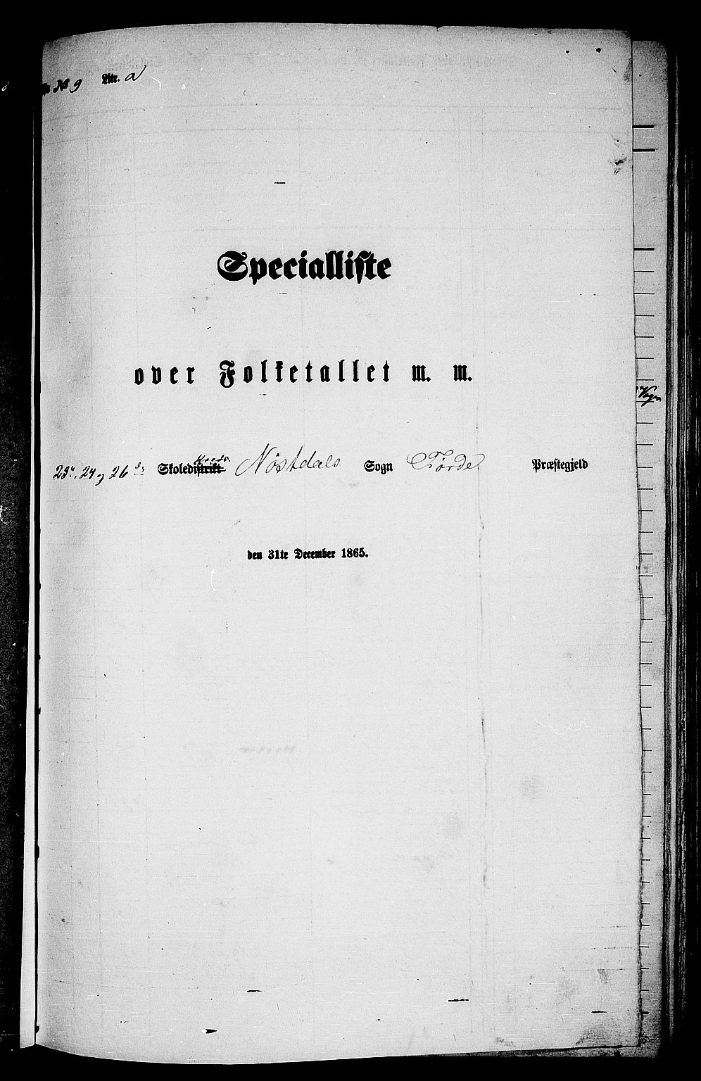RA, 1865 census for Førde, 1865, p. 182