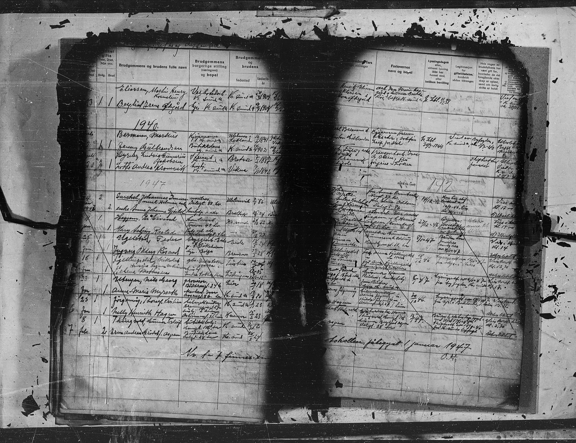 Kristiansund sokneprestkontor, AV/SAT-A-1068/1/I/I1: Parish register (official) no. 8d, 1932-1946, p. 142