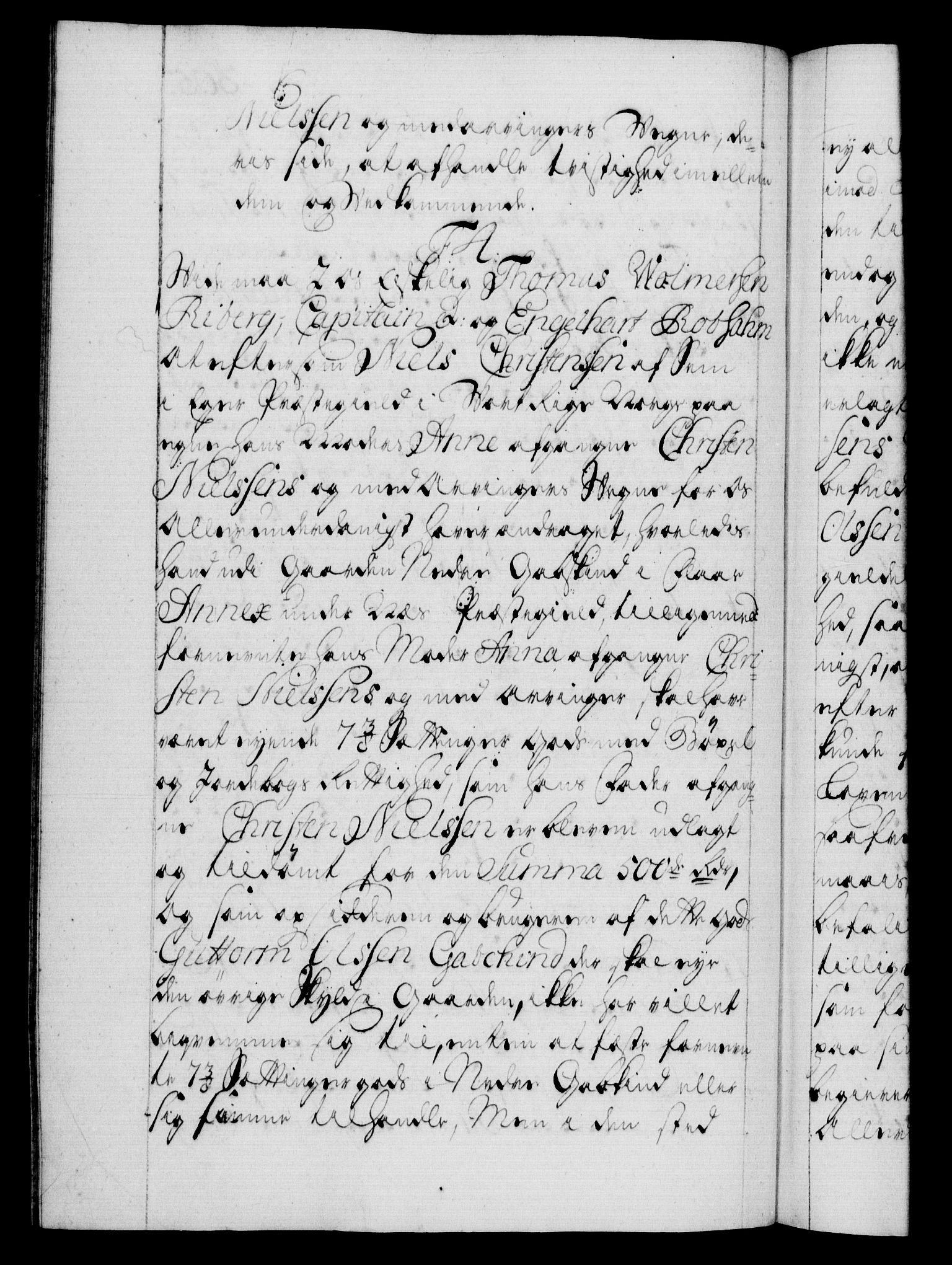 Danske Kanselli 1572-1799, AV/RA-EA-3023/F/Fc/Fca/Fcab/L0024: Norske tegnelser, 1728-1730, p. 305b