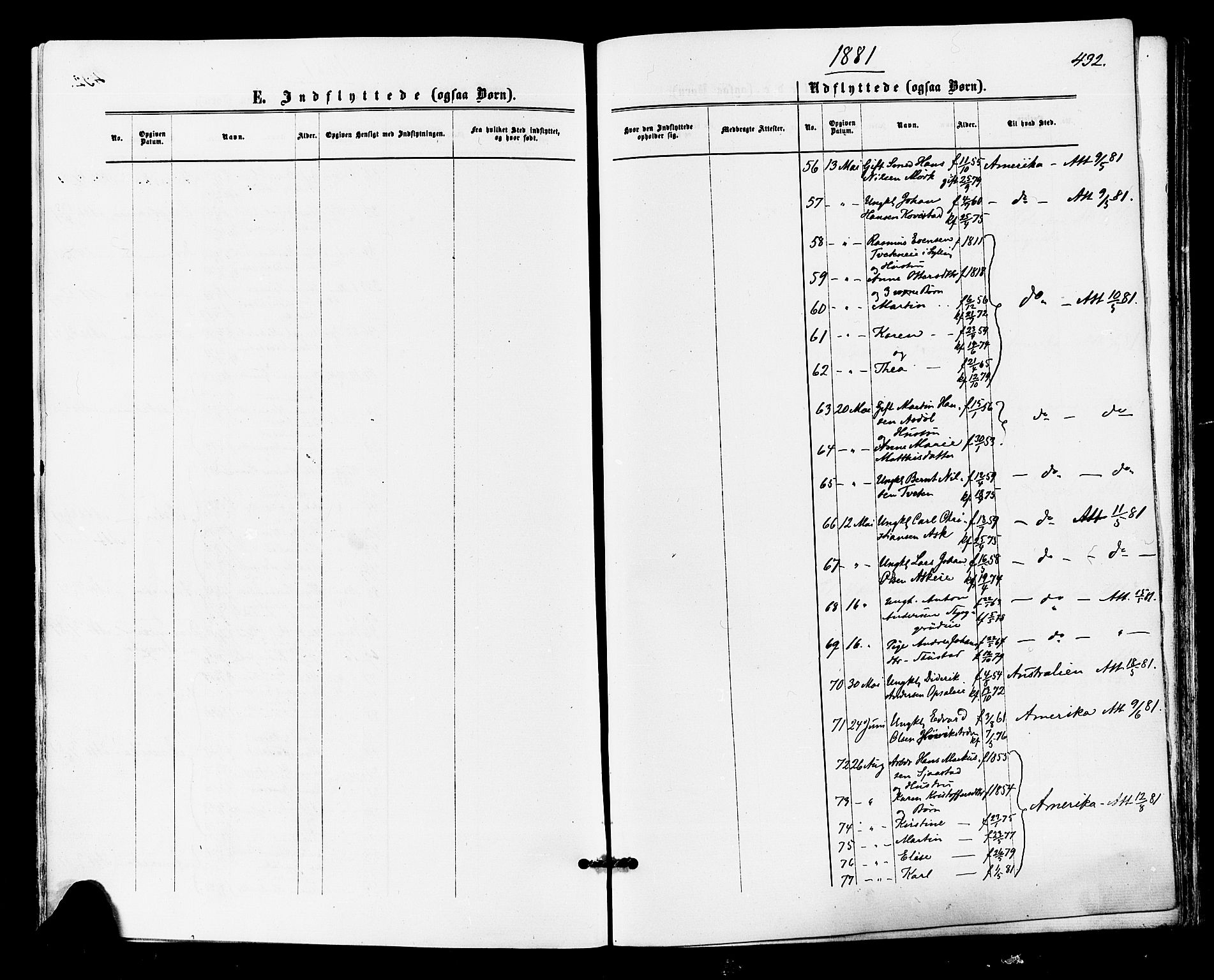 Lier kirkebøker, AV/SAKO-A-230/F/Fa/L0014: Parish register (official) no. I 14, 1875-1882, p. 432