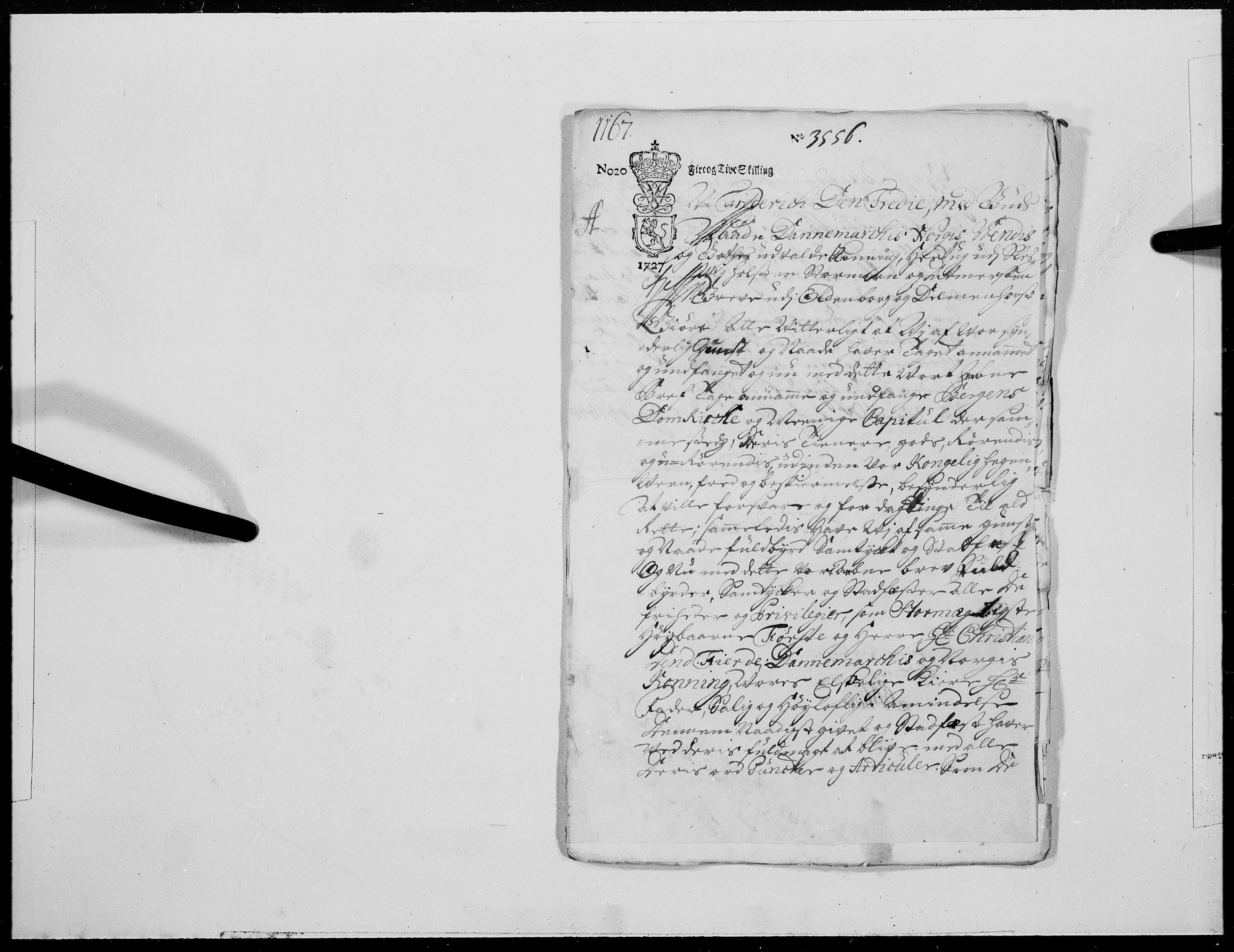 Danske Kanselli 1572-1799, AV/RA-EA-3023/F/Fc/Fcc/Fcca/L0102: Norske innlegg 1572-1799, 1728, p. 263