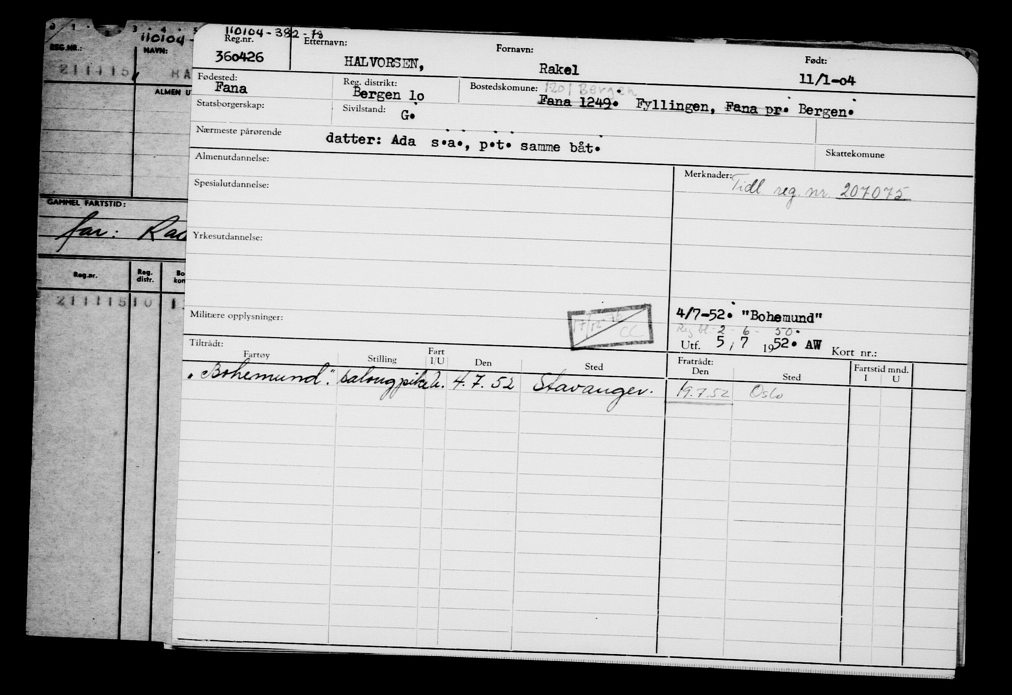 Direktoratet for sjømenn, AV/RA-S-3545/G/Gb/L0052: Hovedkort, 1904, p. 113