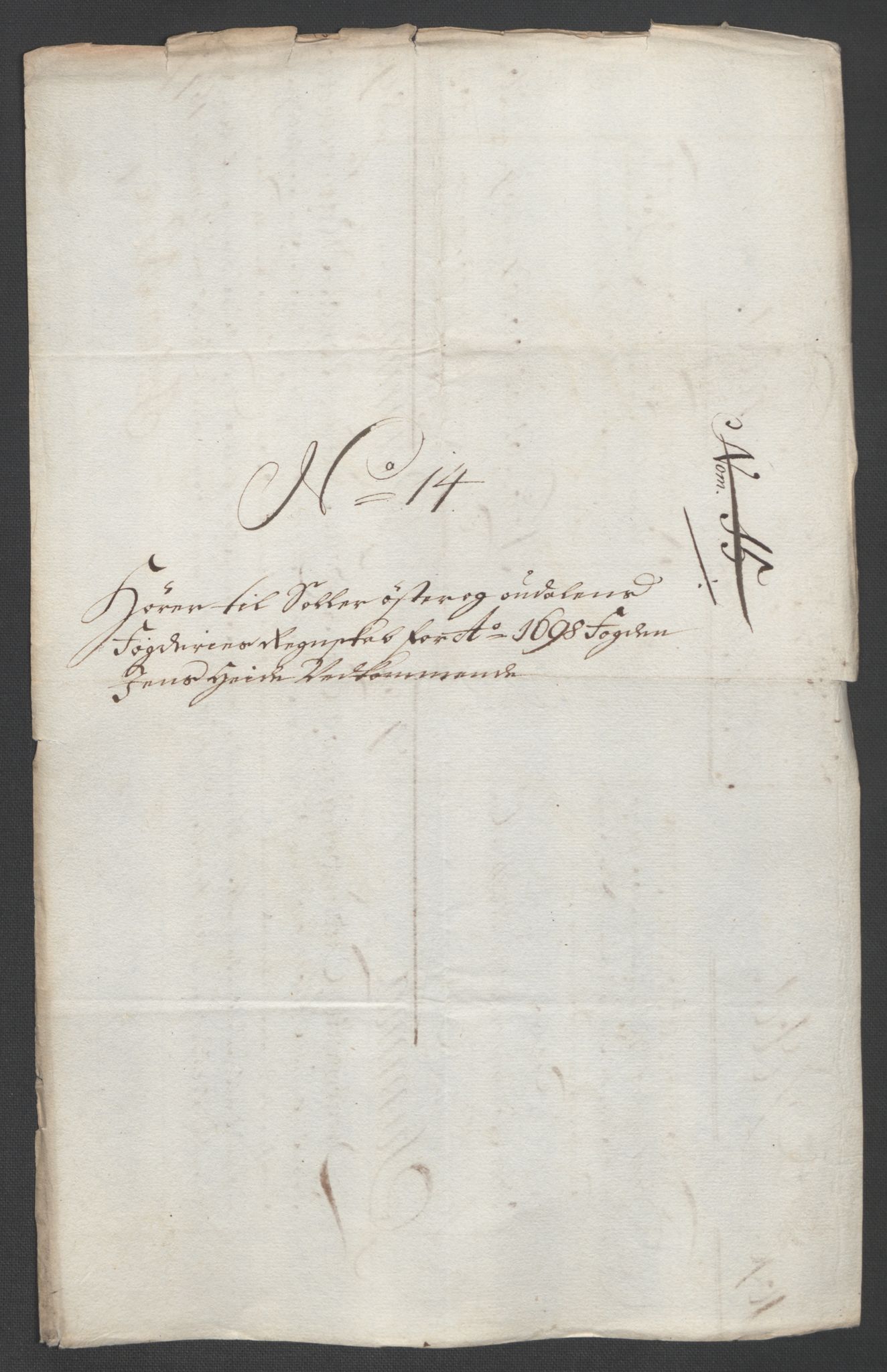 Rentekammeret inntil 1814, Reviderte regnskaper, Fogderegnskap, RA/EA-4092/R13/L0836: Fogderegnskap Solør, Odal og Østerdal, 1698, p. 205