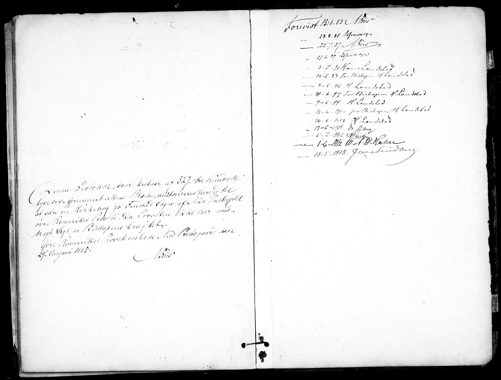 Nes prestekontor Kirkebøker, SAO/A-10410/F/Fb/L0002: Parish register (official) no. II 2, 1883-1918