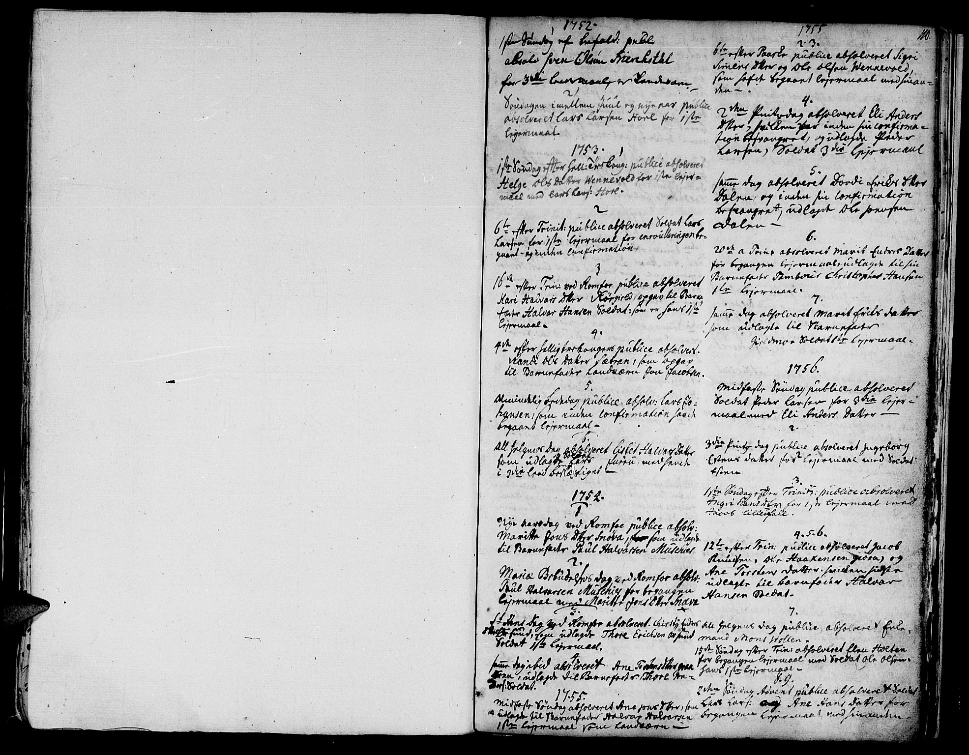 Ministerialprotokoller, klokkerbøker og fødselsregistre - Møre og Romsdal, AV/SAT-A-1454/590/L1007: Parish register (official) no. 590A01, 1752-1793, p. 110