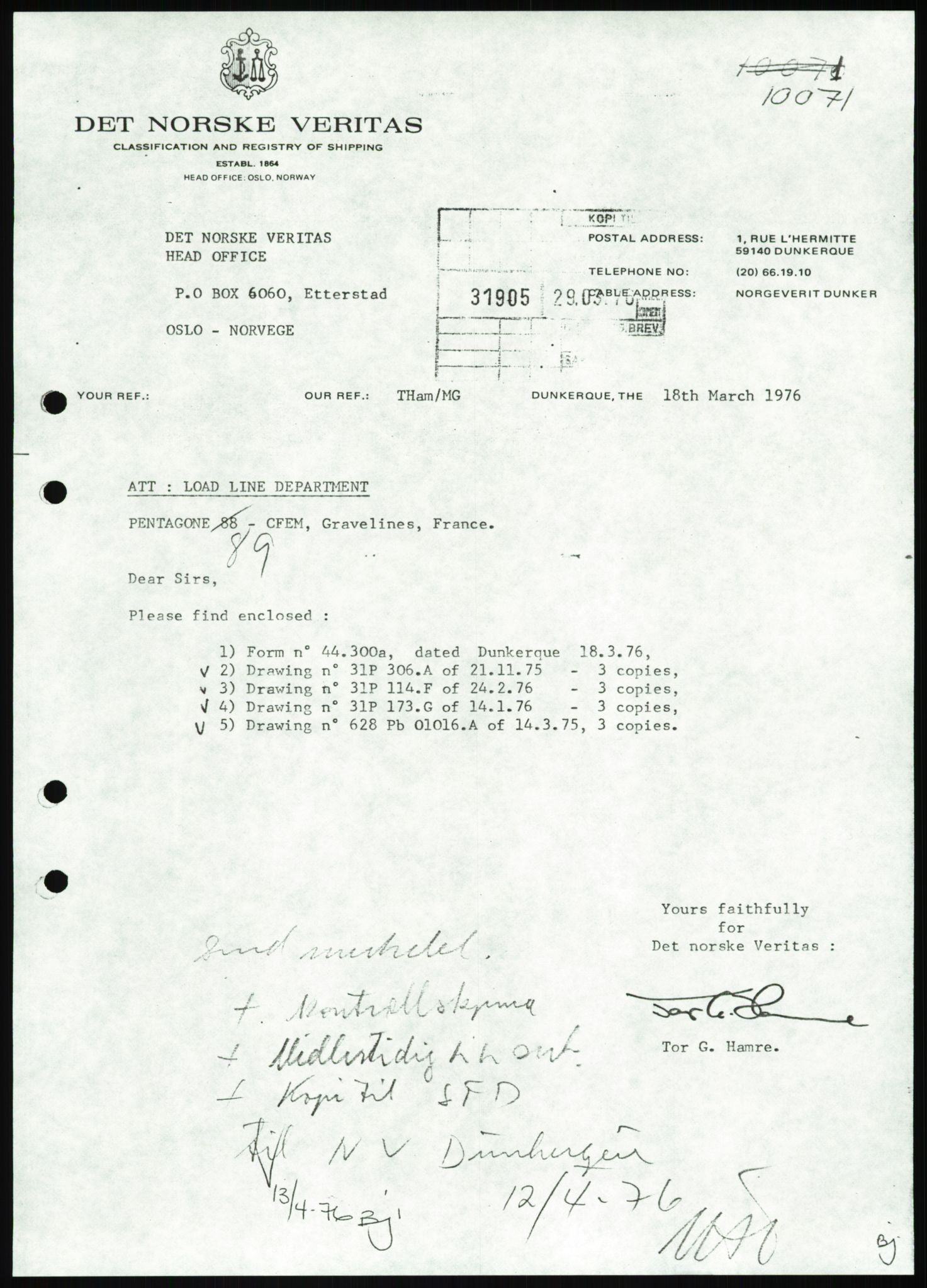 Justisdepartementet, Granskningskommisjonen ved Alexander Kielland-ulykken 27.3.1980, AV/RA-S-1165/D/L0013: H Sjøfartsdirektoratet og Skipskontrollen (H25-H43, H45, H47-H48, H50, H52)/I Det norske Veritas (I34, I41, I47), 1980-1981, p. 732