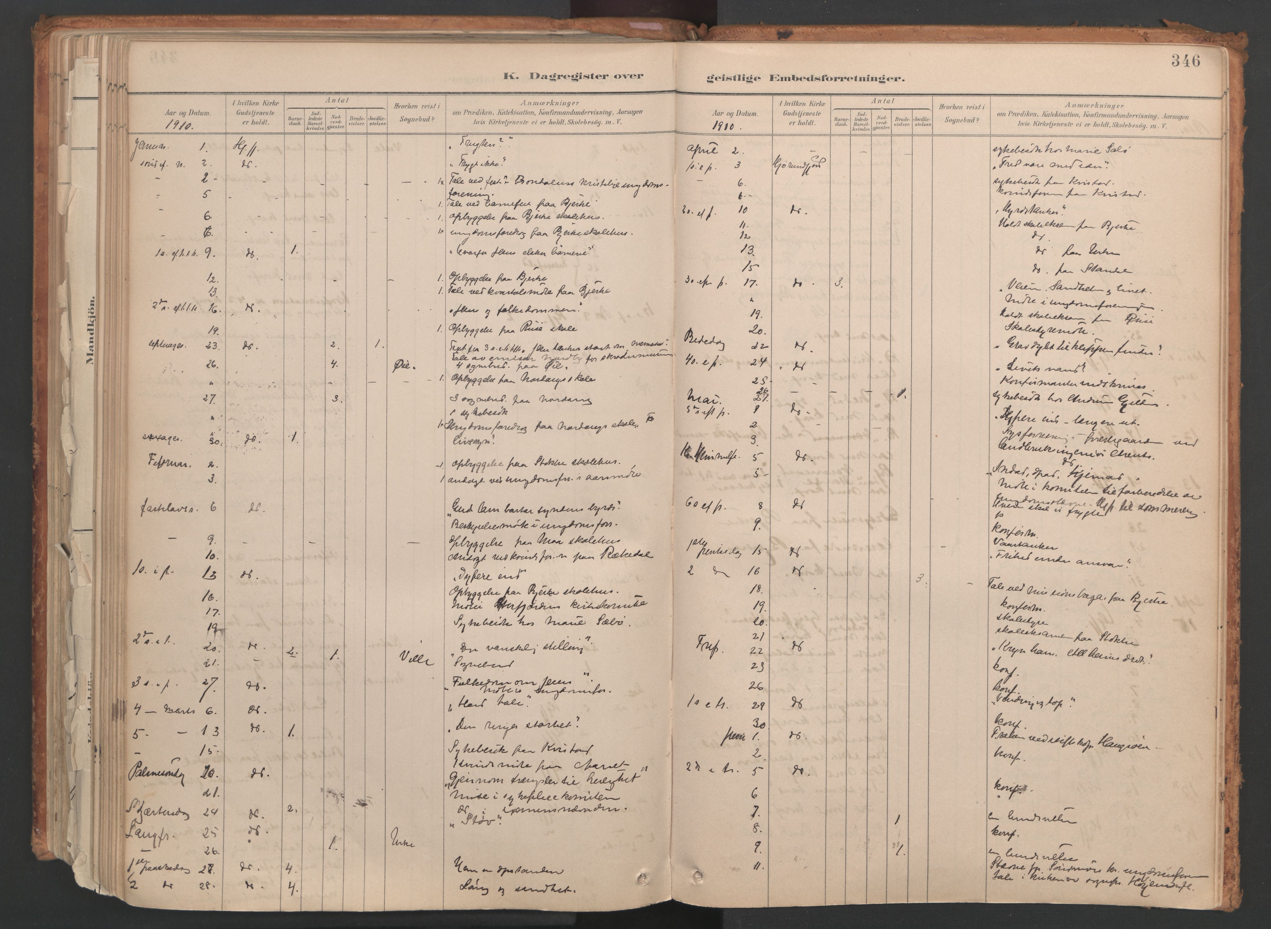 Ministerialprotokoller, klokkerbøker og fødselsregistre - Møre og Romsdal, SAT/A-1454/515/L0211: Parish register (official) no. 515A07, 1886-1910, p. 346