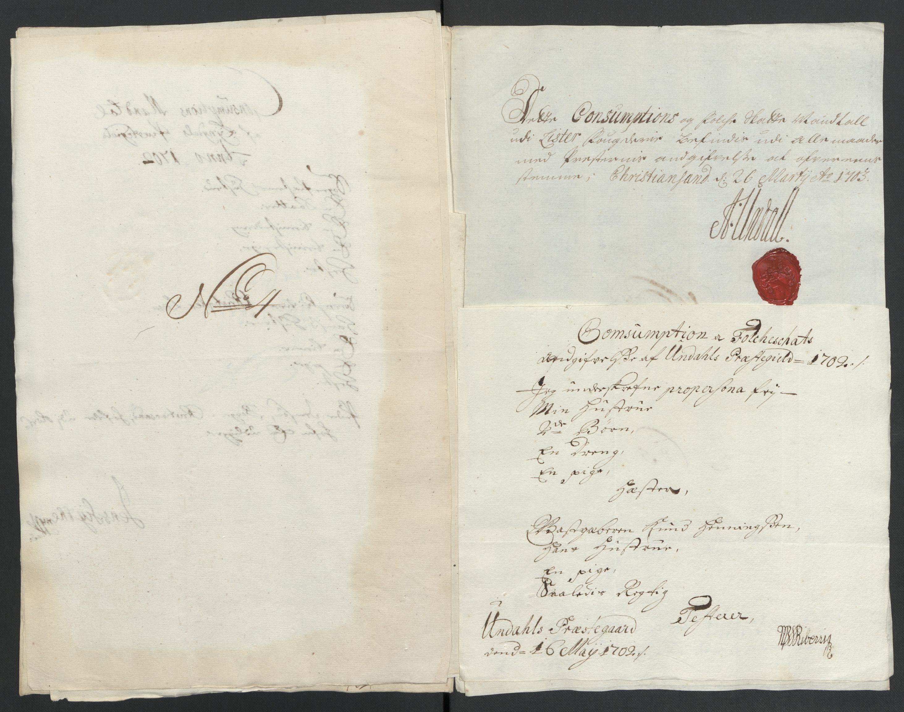 Rentekammeret inntil 1814, Reviderte regnskaper, Fogderegnskap, RA/EA-4092/R43/L2549: Fogderegnskap Lista og Mandal, 1701-1702, p. 256