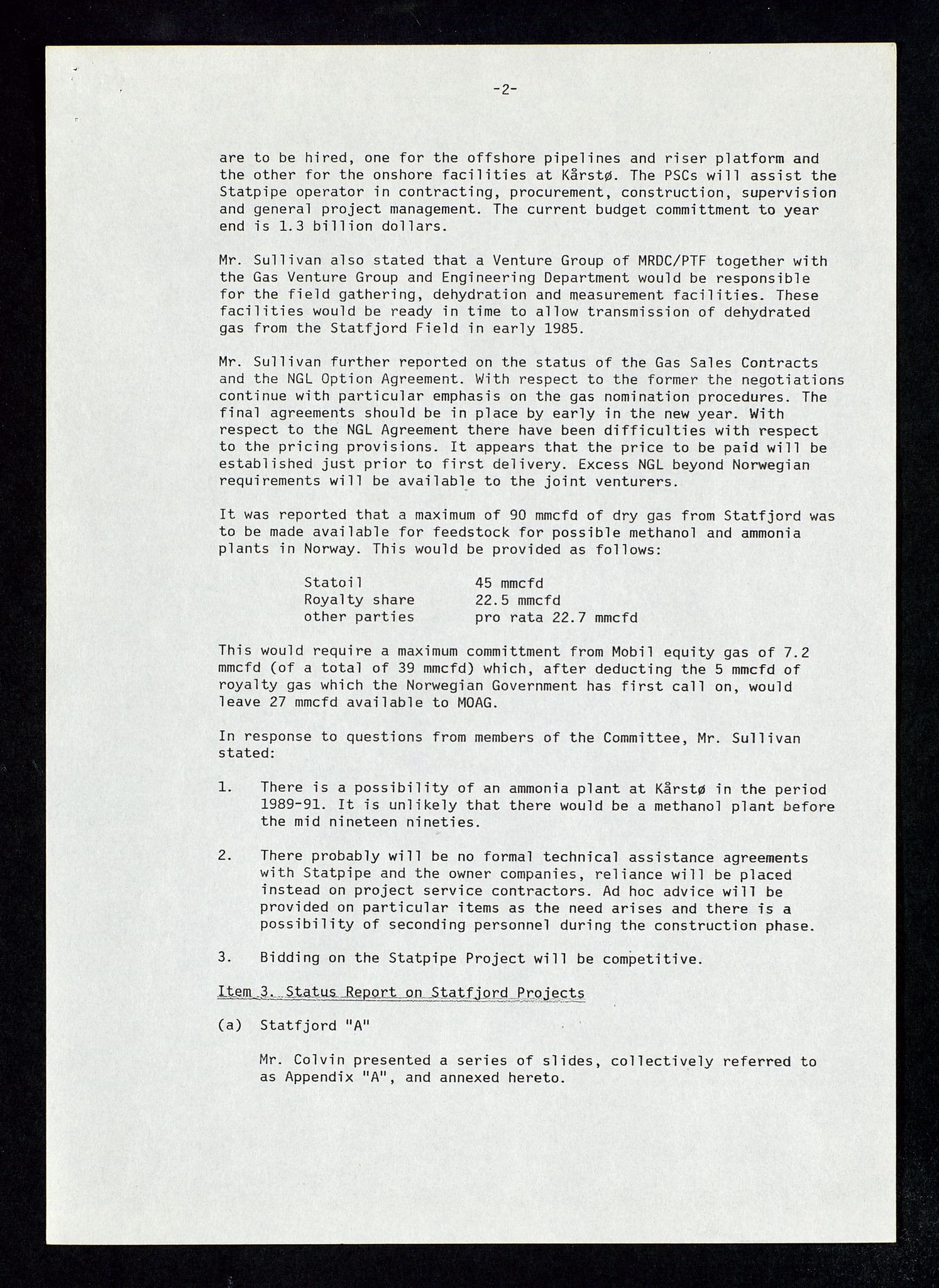 Pa 1578 - Mobil Exploration Norway Incorporated, SAST/A-102024/4/D/Da/L0168: Sak og korrespondanse og styremøter, 1973-1986, p. 106