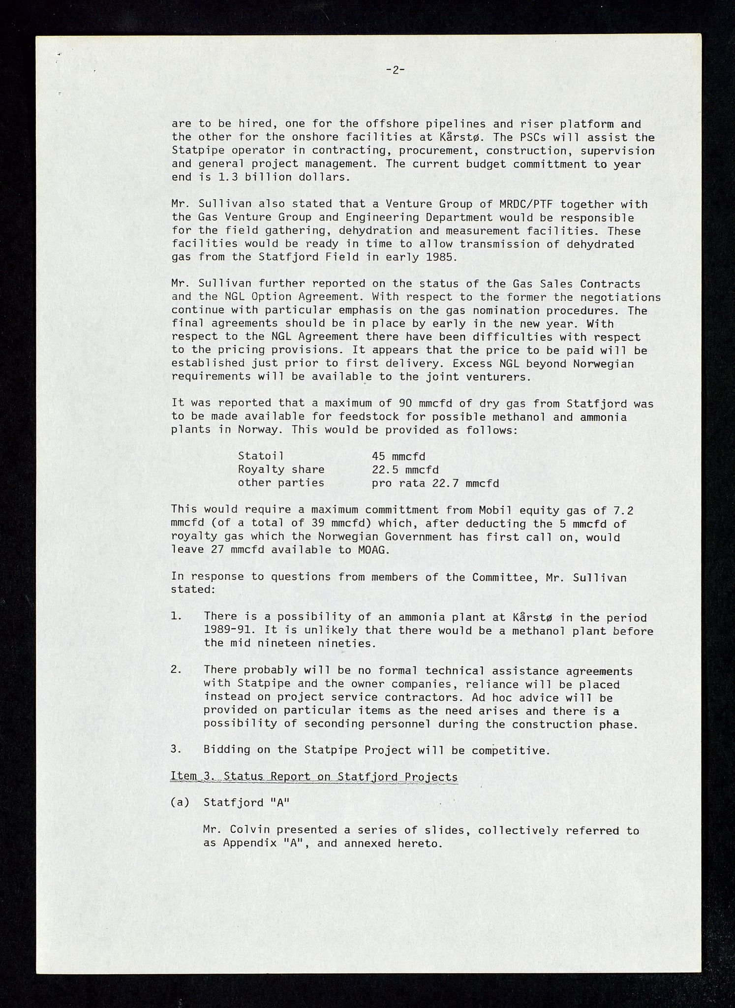 Pa 1578 - Mobil Exploration Norway Incorporated, AV/SAST-A-102024/4/D/Da/L0168: Sak og korrespondanse og styremøter, 1973-1986, p. 106