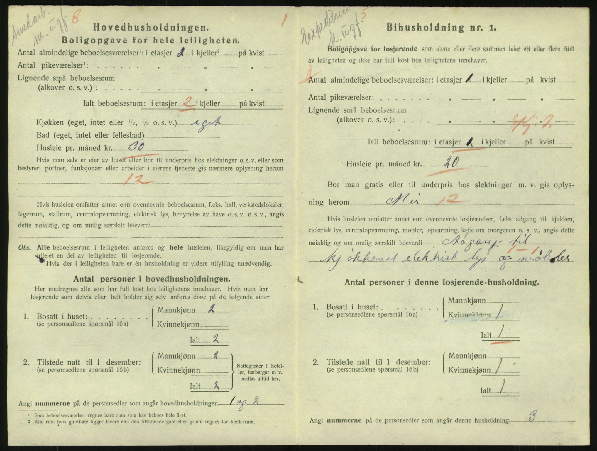 SAO, 1920 census for Kristiania, 1920, p. 39163