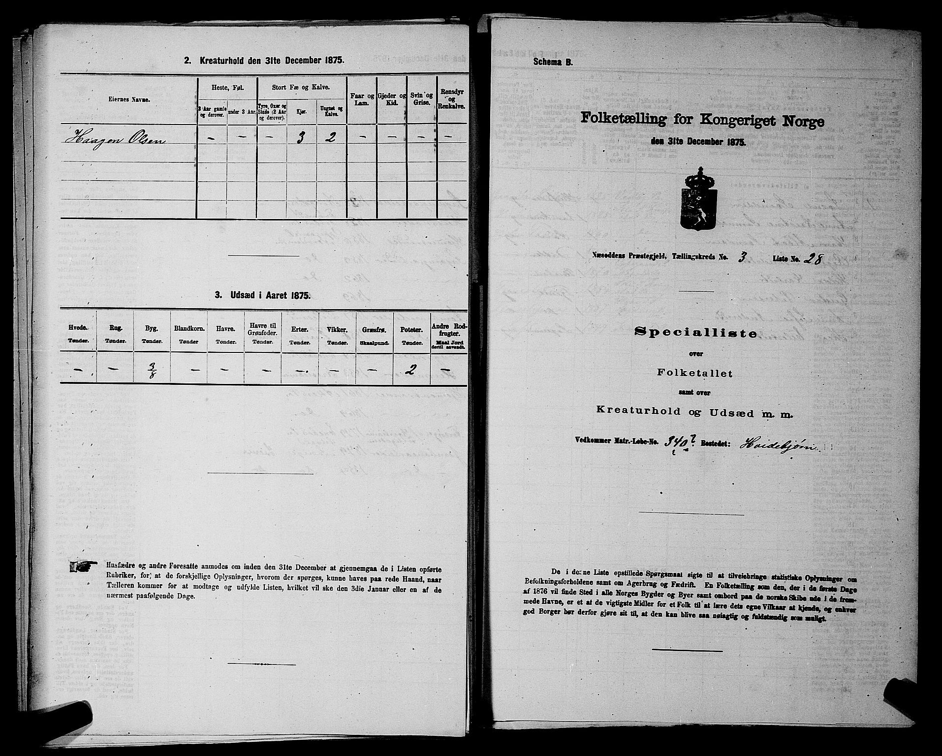 RA, 1875 census for 0216P Nesodden, 1875, p. 497