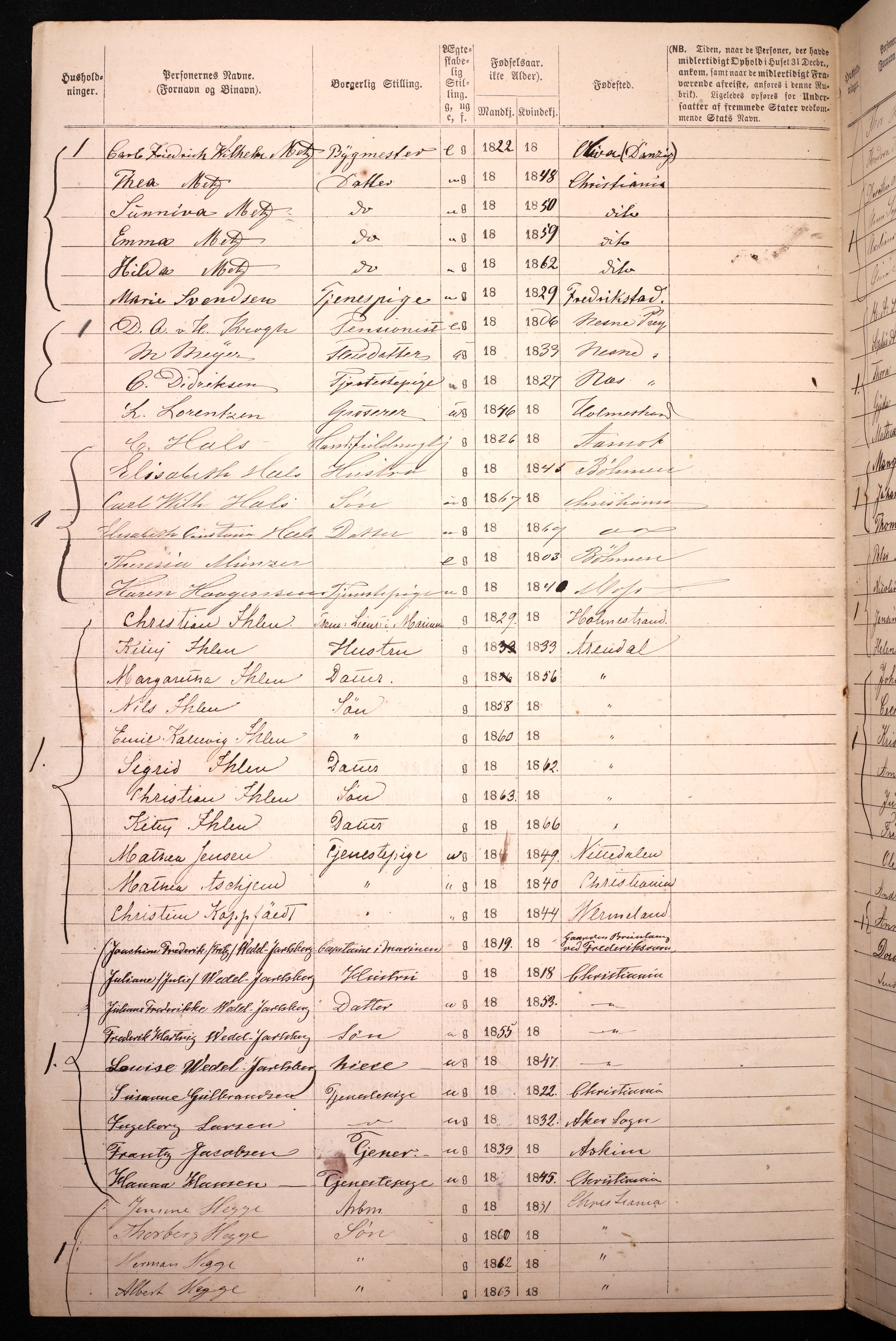 RA, 1870 census for 0301 Kristiania, 1870, p. 569