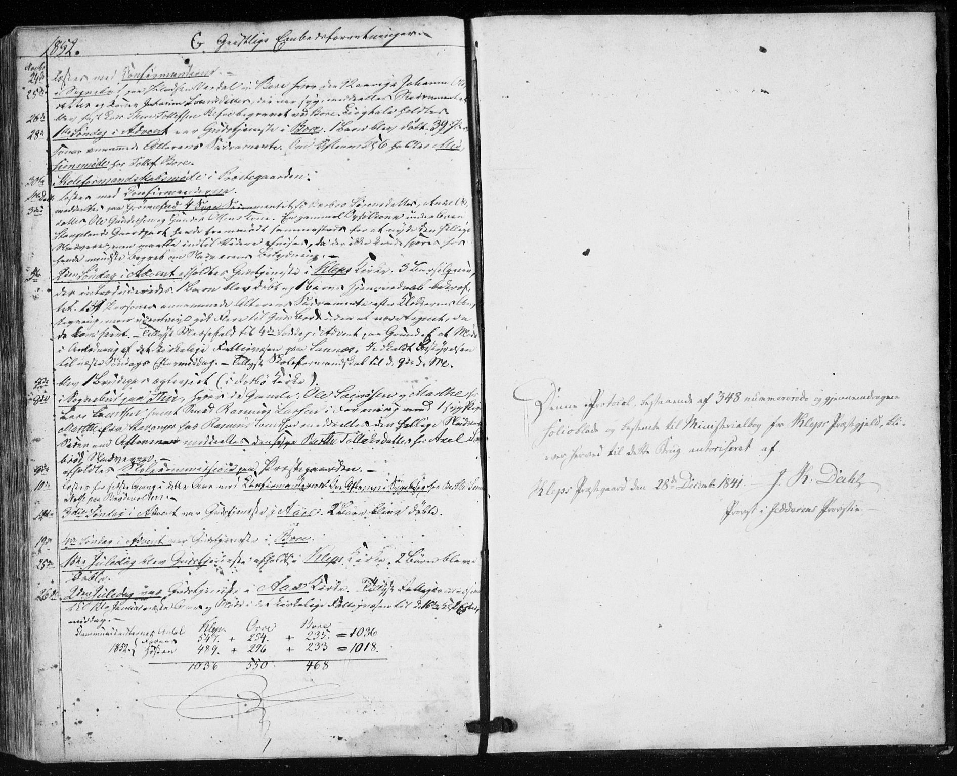 Klepp sokneprestkontor, AV/SAST-A-101803/001/3/30BA/L0004: Parish register (official) no. A 4, 1842-1852