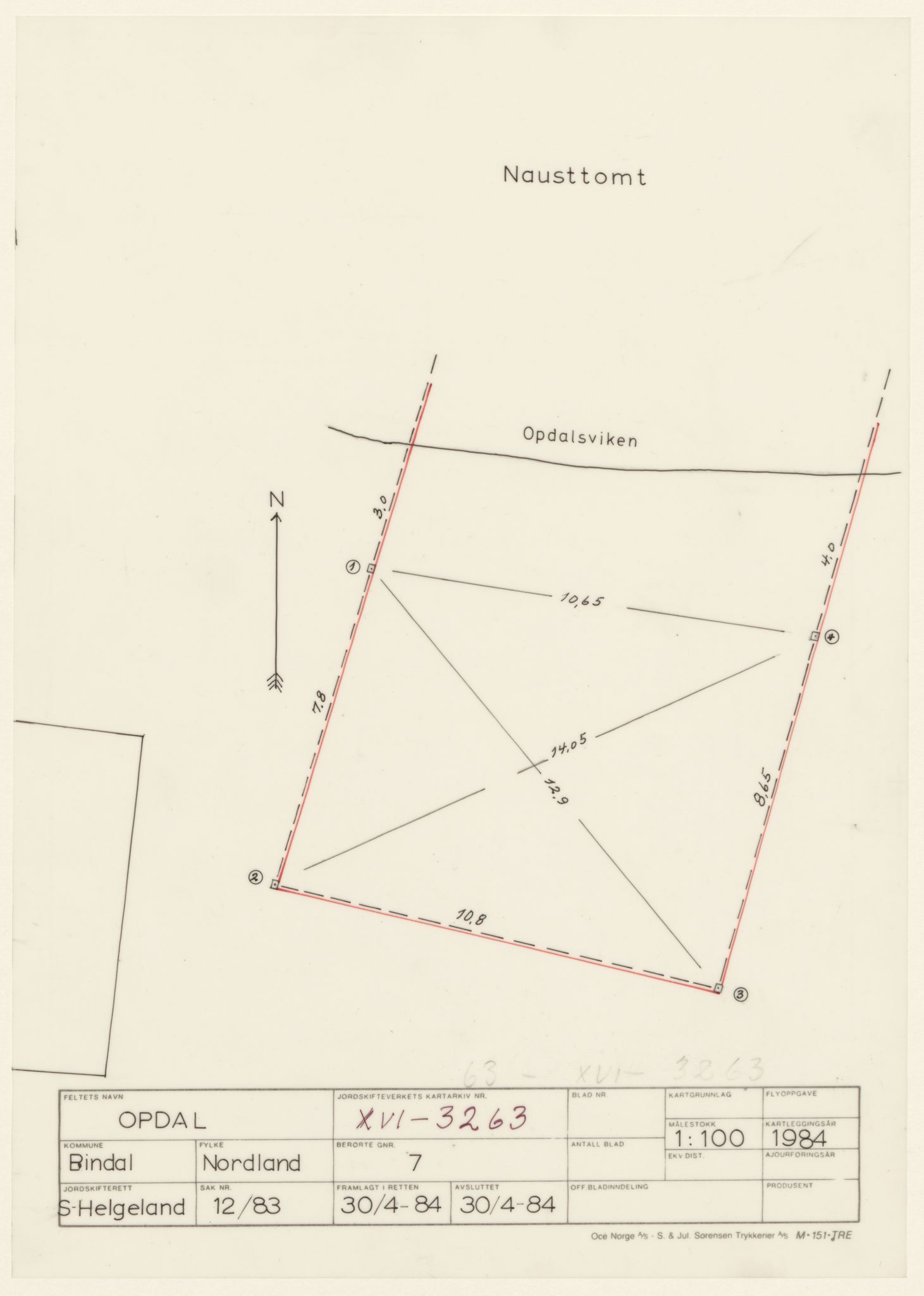 Jordskifteverkets kartarkiv, RA/S-3929/T, 1859-1988, p. 4262